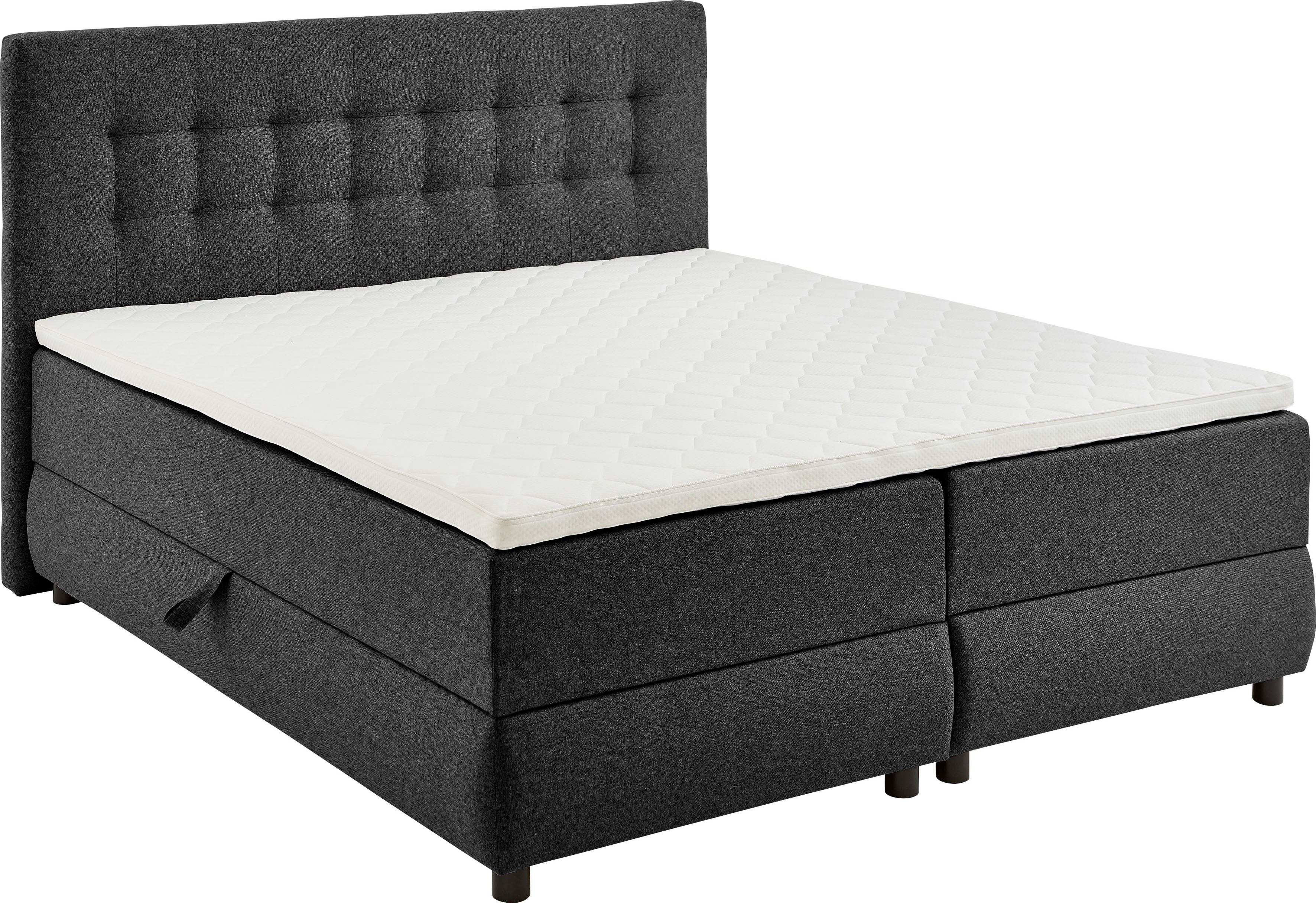 ATLANTIC home collection Boxspring Lilo inclusief bedkist en topper