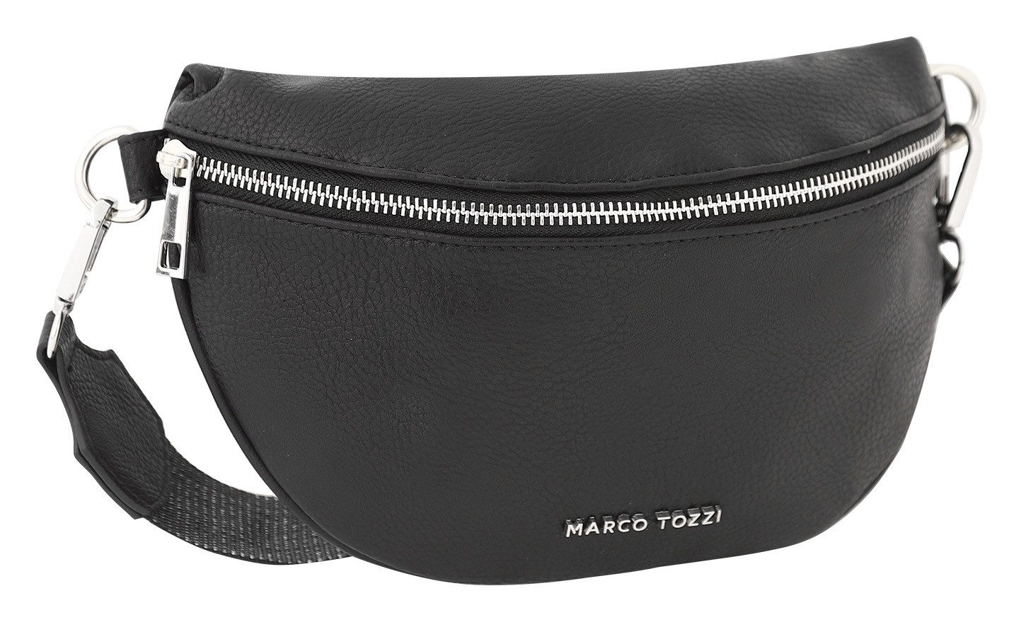 Marco Tozzi Buiktasje , dames mini bag, schoudertas, heuptas met logo-opdruk