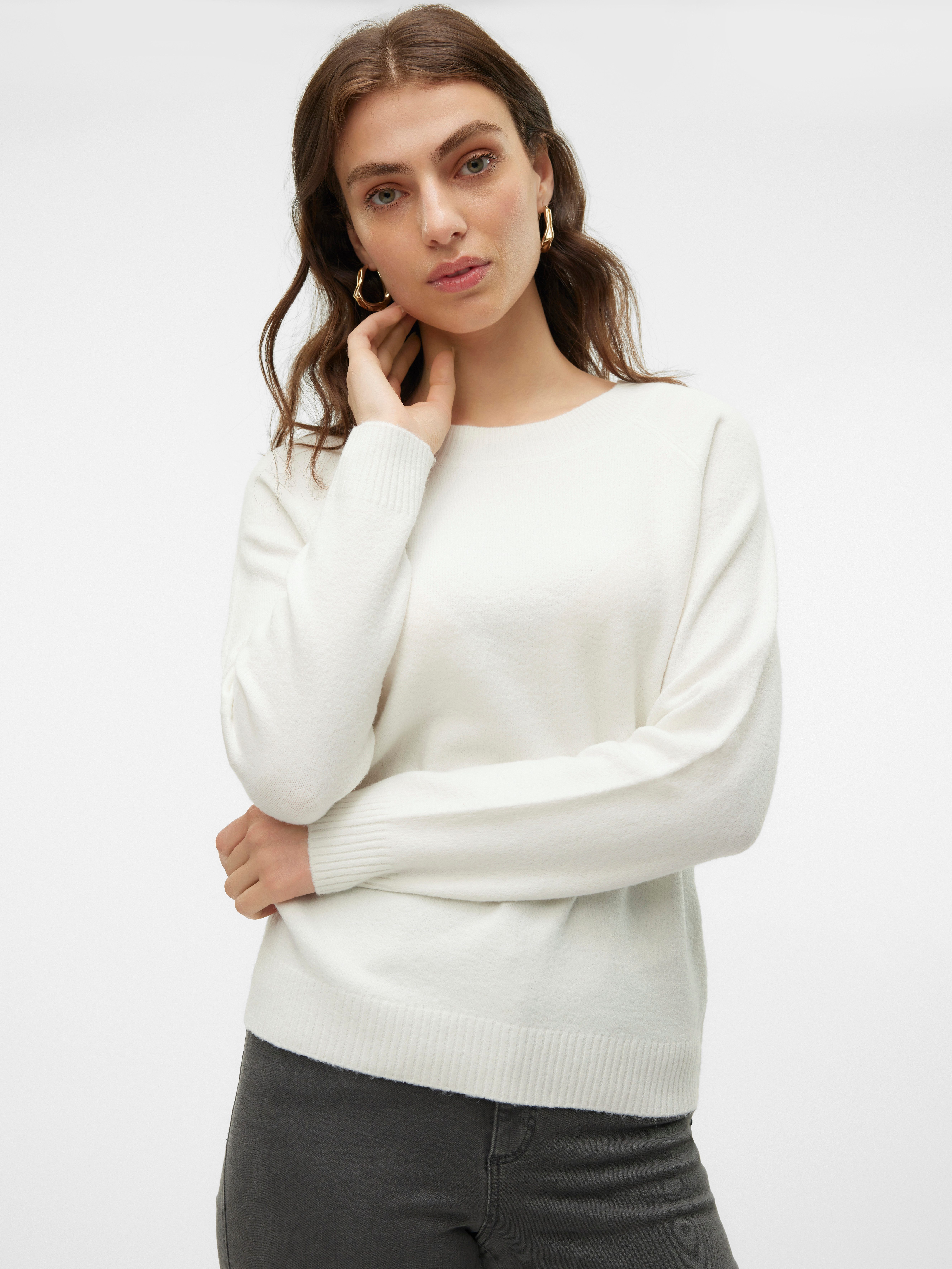Vero Moda Trui met ronde hals VMDOFFY LS O-NECK BLOUSE GA NOOS