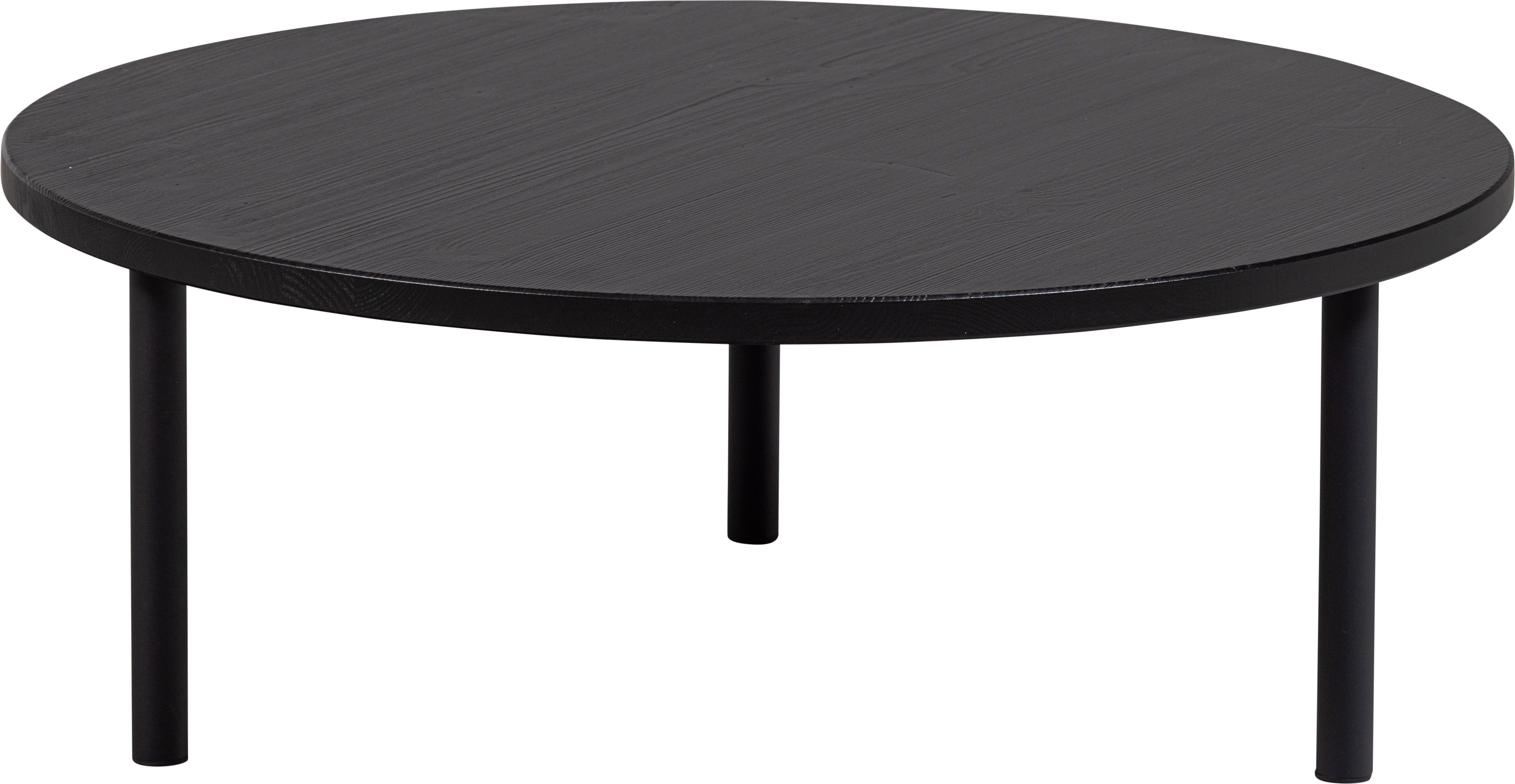 WOOOD Salontafel Laut ronde vorm, slank voetstuk, h 30 cm x ø 80 cm