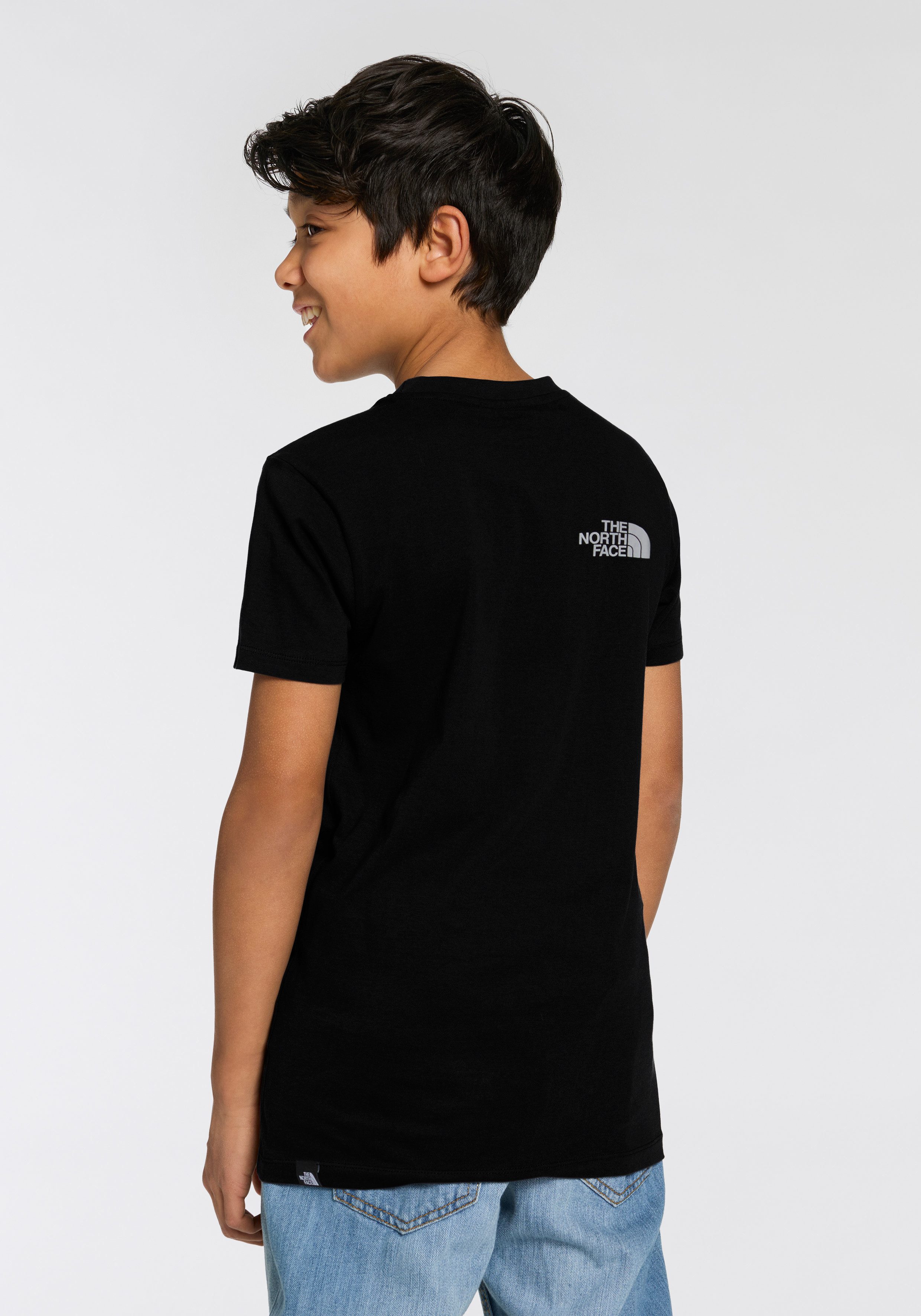 The North Face T-shirt TEEN S/S SIMPLE DOME TEE voor kinderen en jongeren (1-delig)
