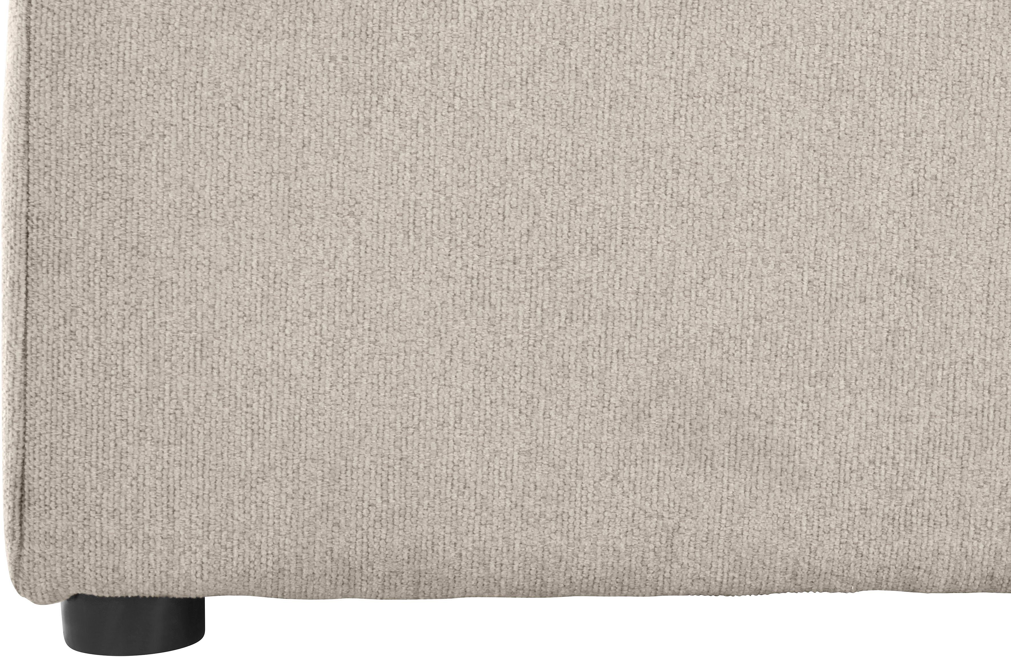 RAUM.ID Bank-middenelement Florid als deel van een modulaire bank, stevig zitcomfort, ook in cord
