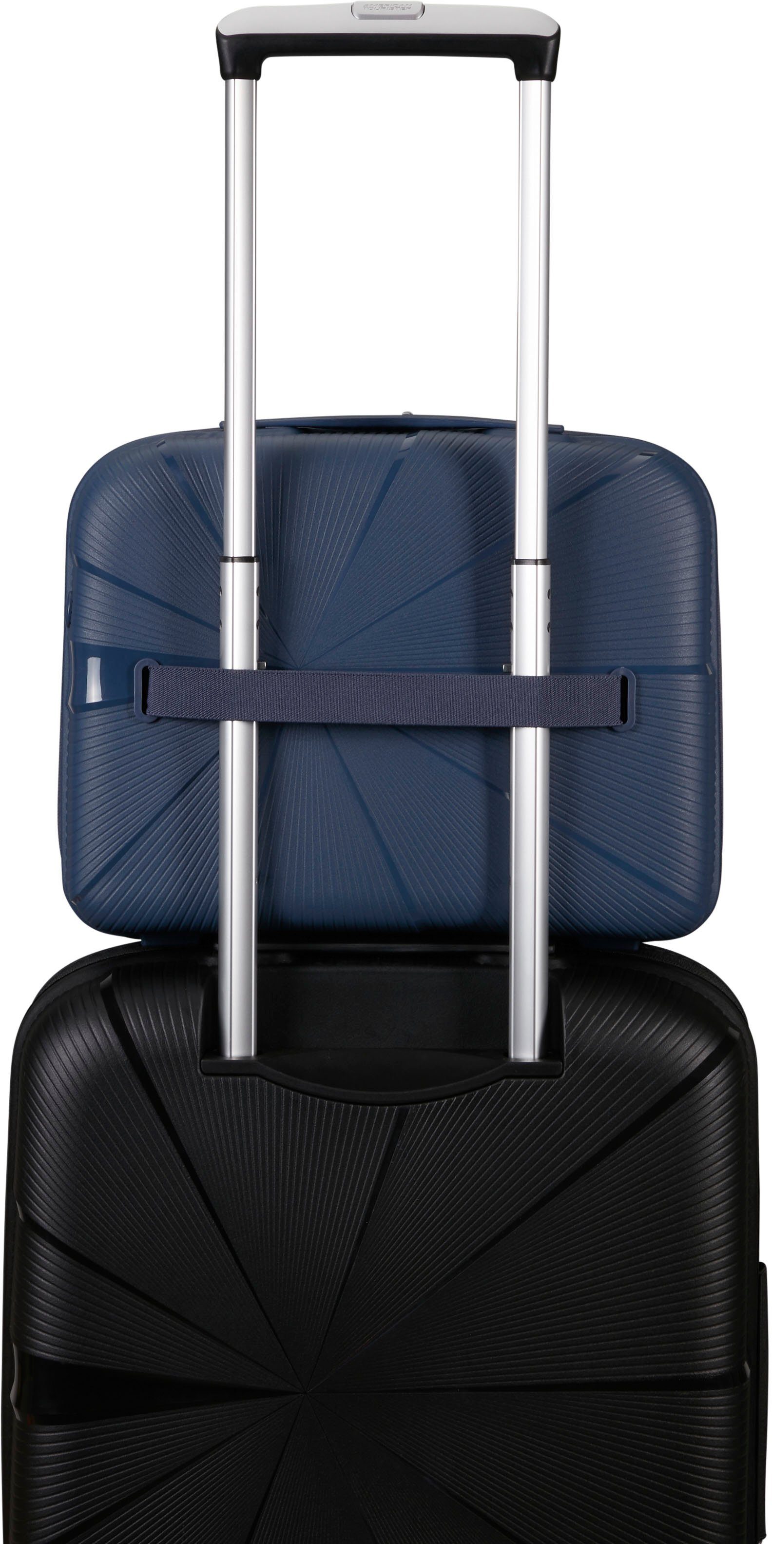 American Tourister® Beautycase STARVIBE Beauty Case, navy, 29 cm Handbagage tas reisbagage met trolley bevestigingssysteem