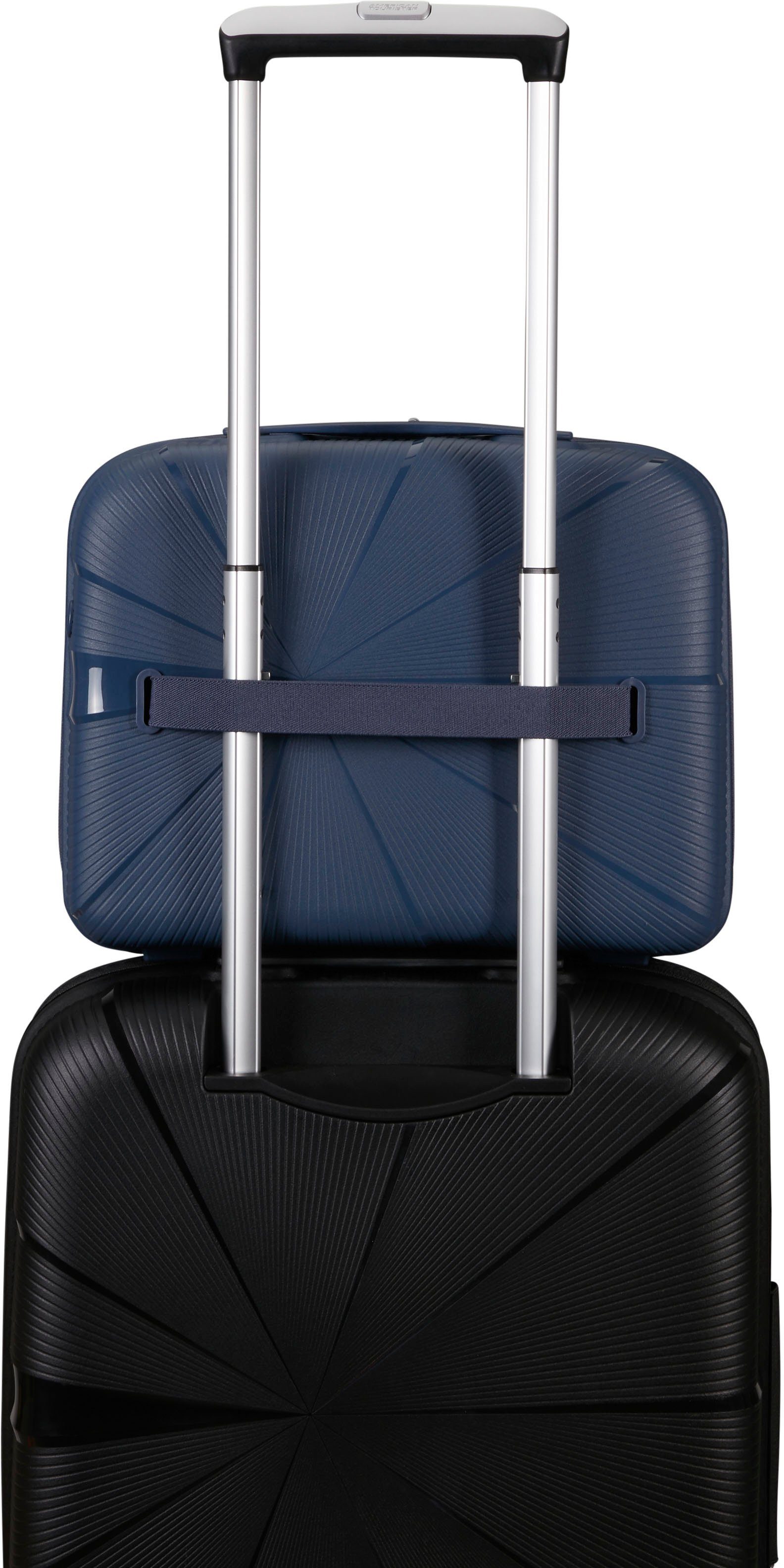American Tourister Beautycase STARVIBE Beauty Case navy 29 cm Handbagage tas reisbagage met trolley bevestigingssysteem