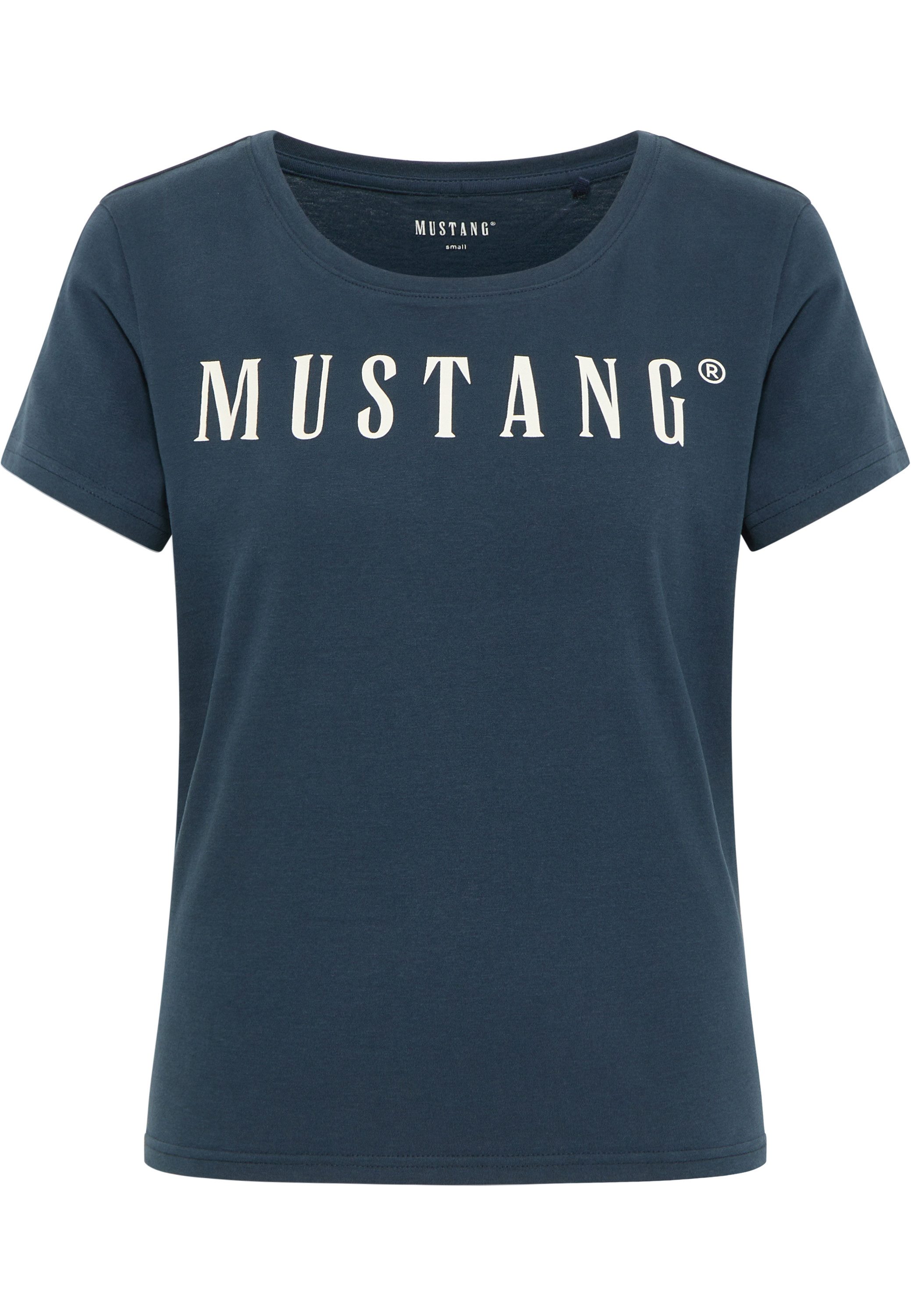 MUSTANG Shirt met korte mouwen Dames stijl Alma