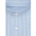 seidensticker businessoverhemd regular regular lange mouwen opstaande kraag strepen blauw