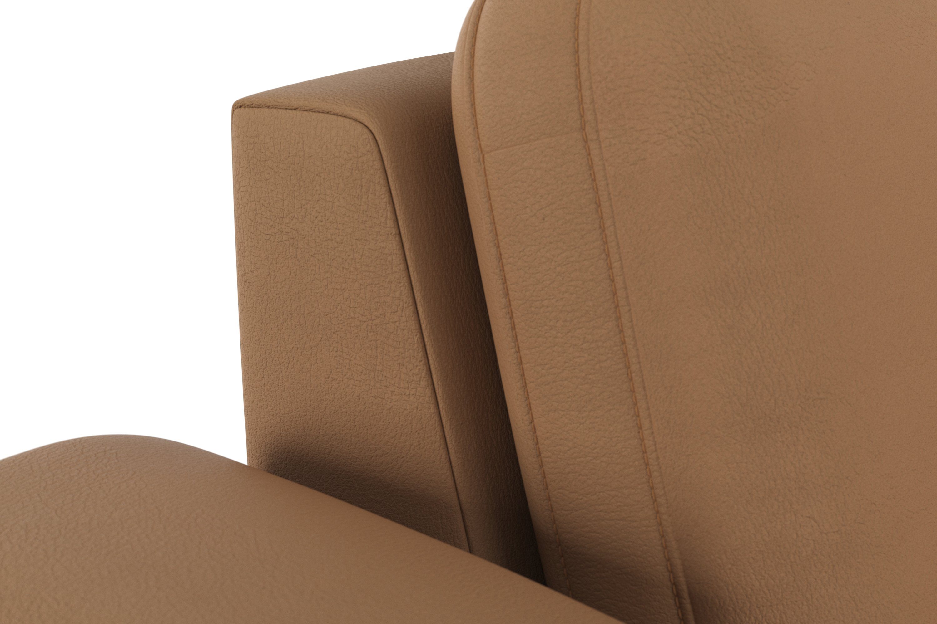 sit&more Hoekbank Bendigo L-vorm inclusief zitdiepteverstelling, bodemvrijheid 15 cm, 2 pootkleuren