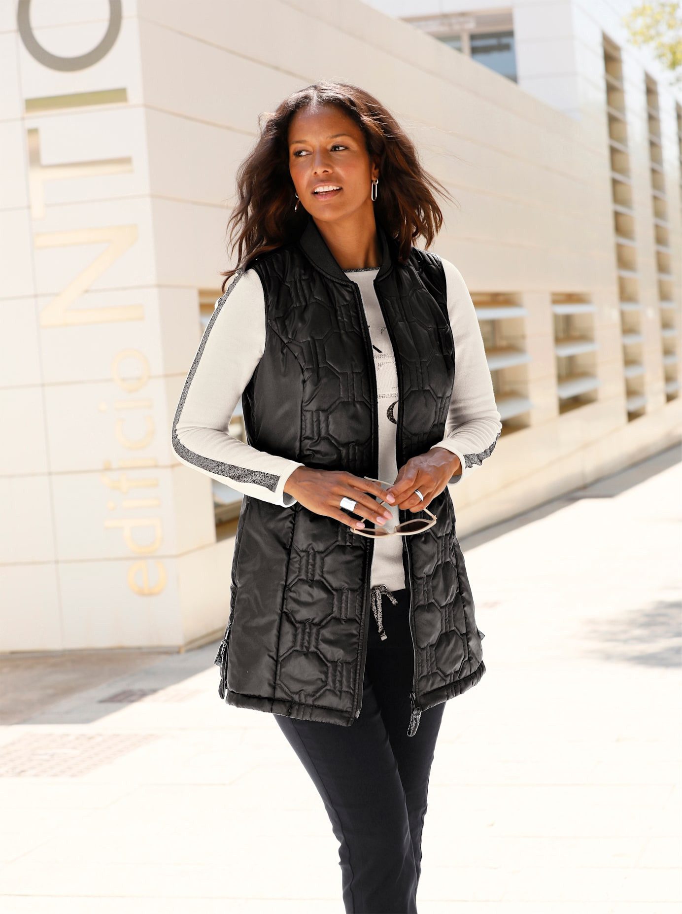 Classic Inspirationen Bodywarmer bovenkleding maat 40 zwart