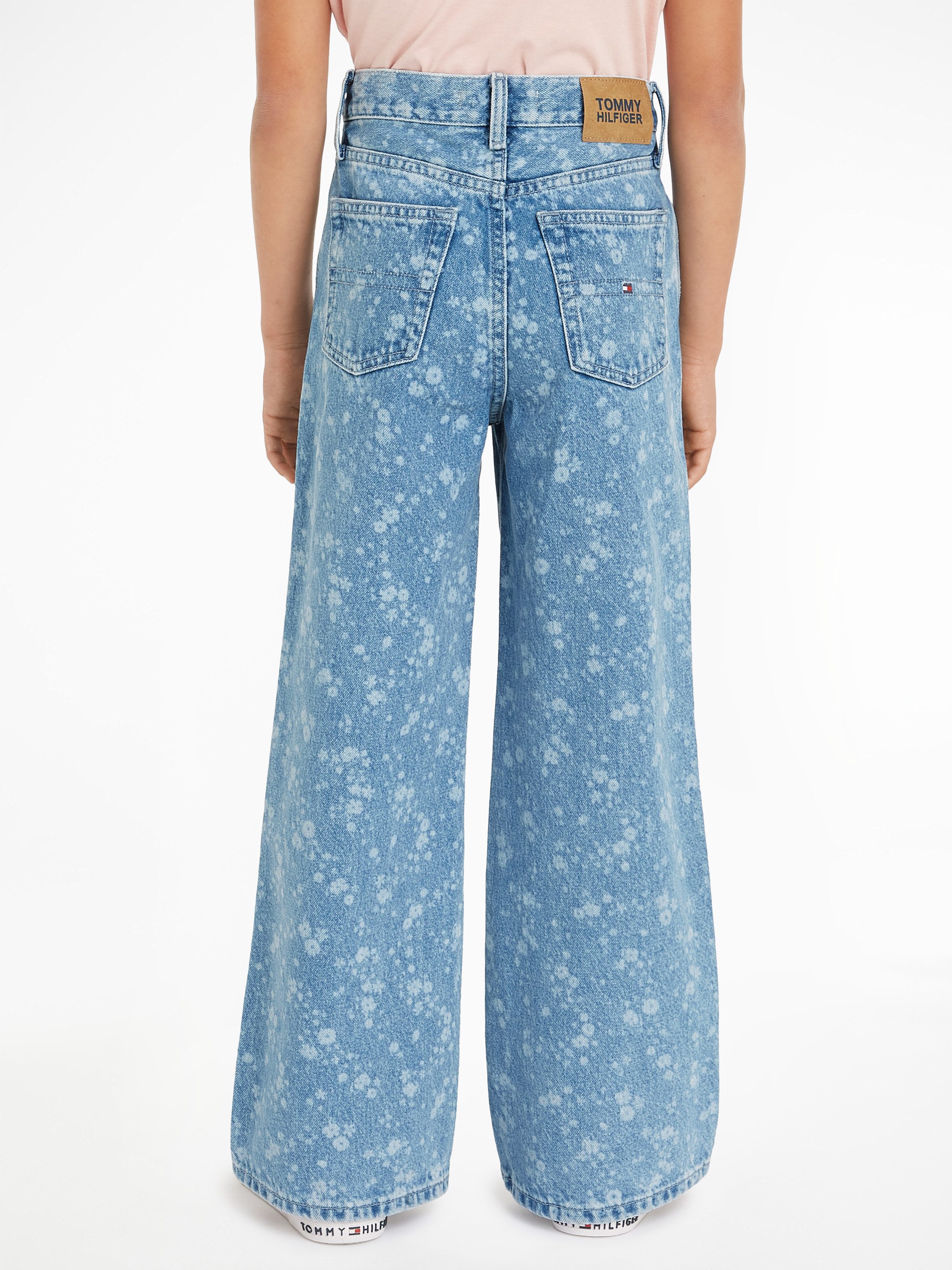 Tommy Hilfiger Bootcut jeans MABEL FLOWER DENIM Kinderen tot 16 jaar in 5-pocket-stijl