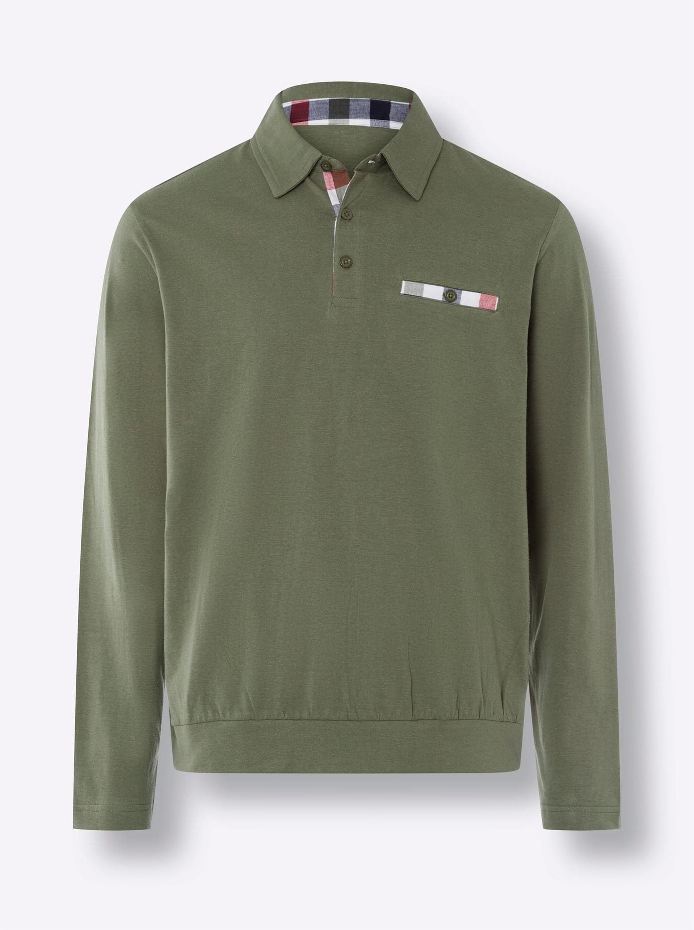 Classic Poloshirt met lange mouwen (1-delig)