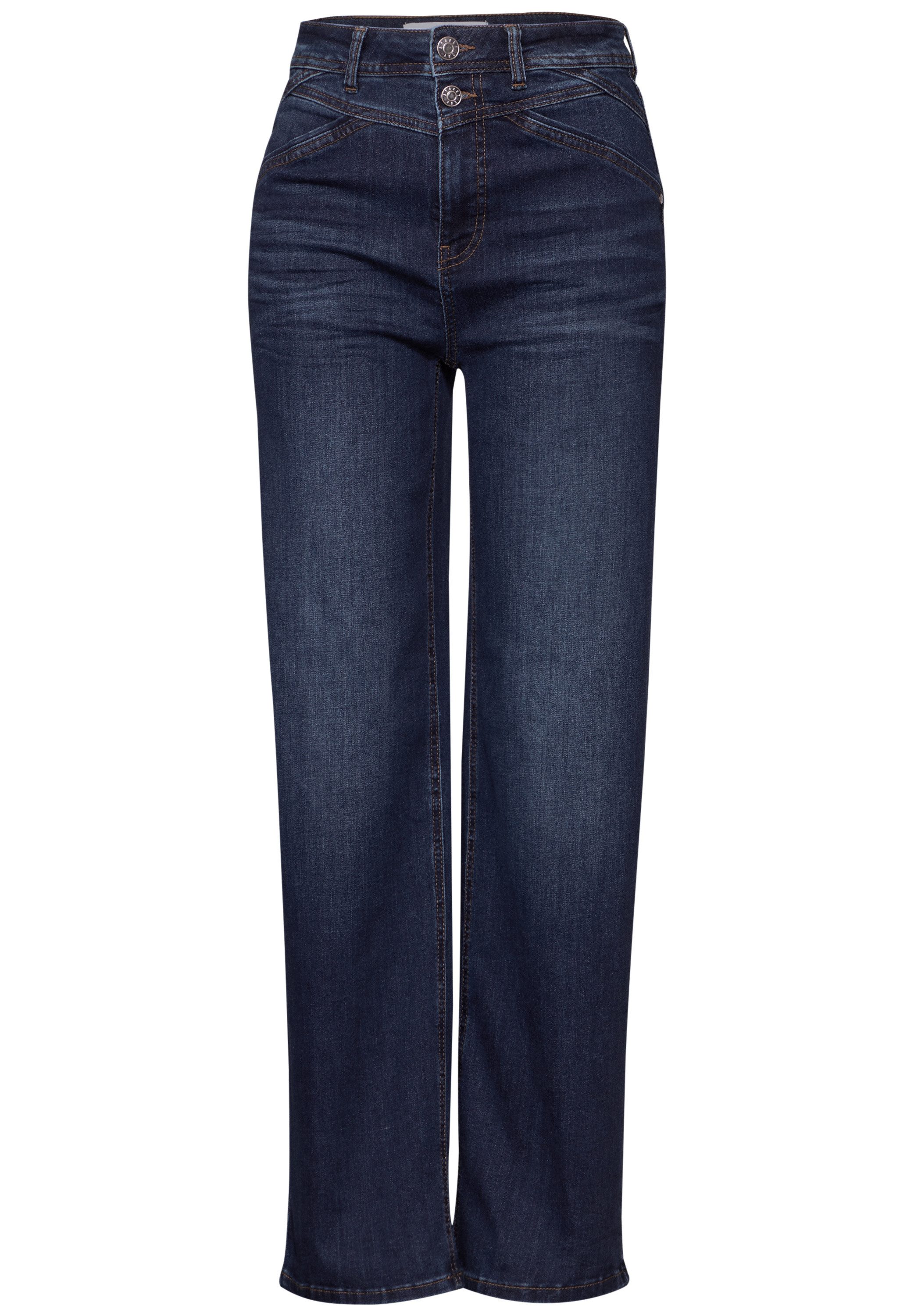 STREET ONE Loose fit jeans met zakken