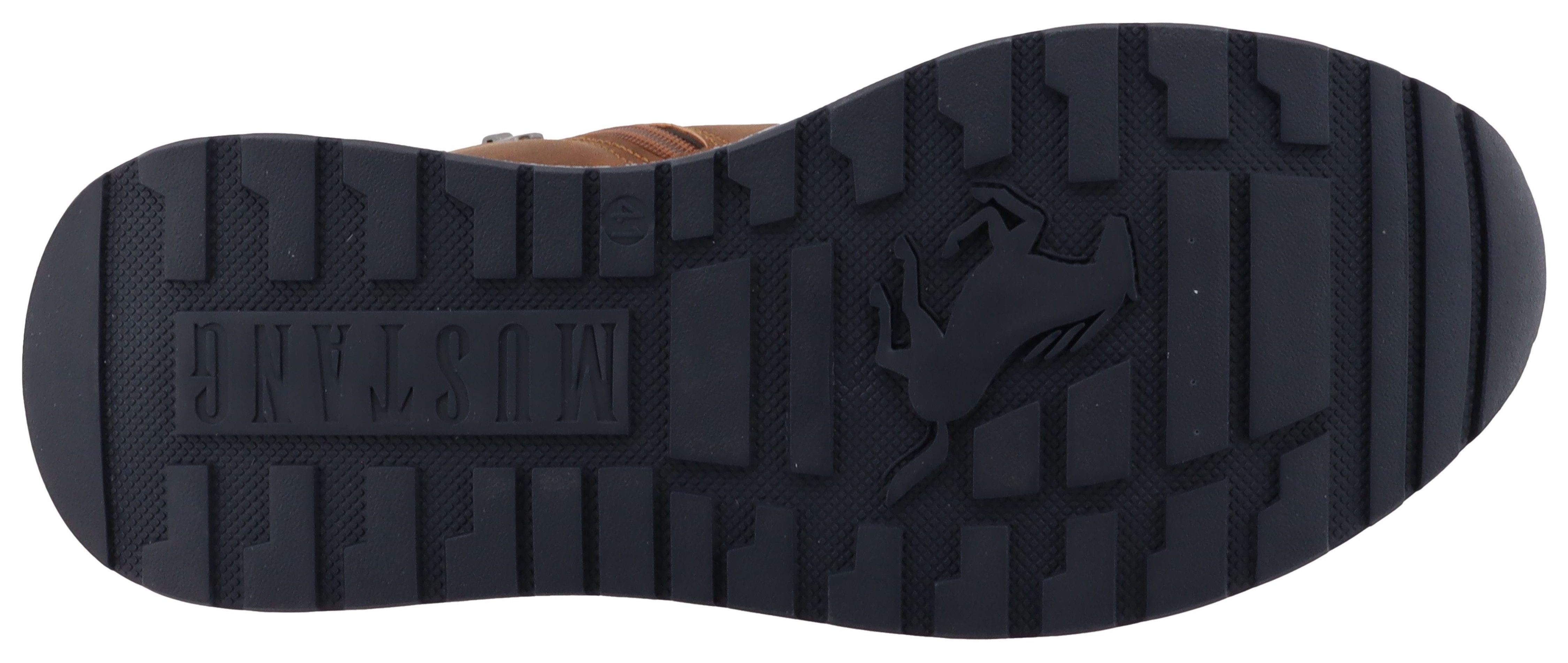 Mustang Shoes Winterlaarzen Luciano High top sneaker, veterboots met warme voering