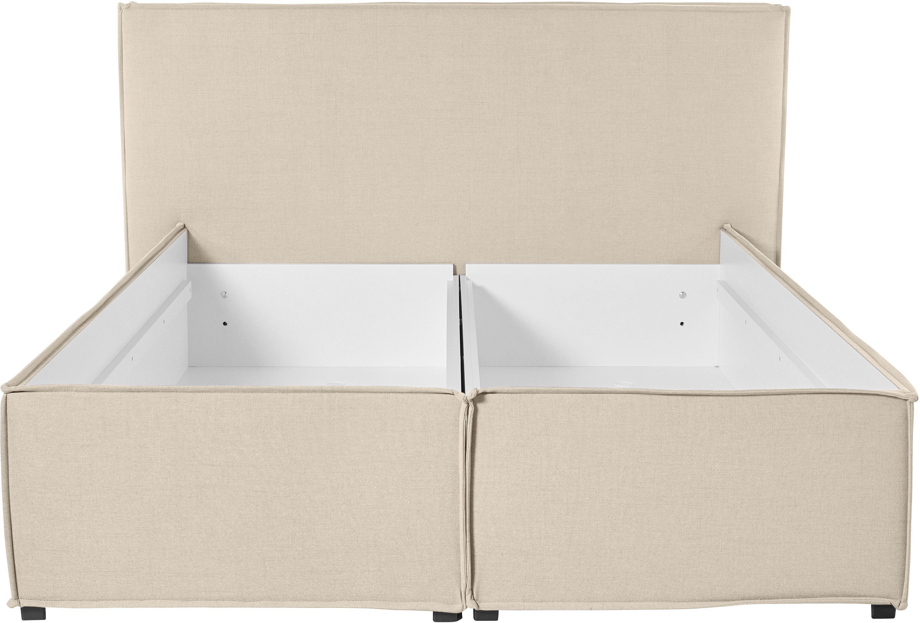 LeGer Home by Lena Gercke Gestoffeerd bed Isaline naar keuze zonder matras of met 3 matrassoorten, hoofdbordhoogte 107 cm