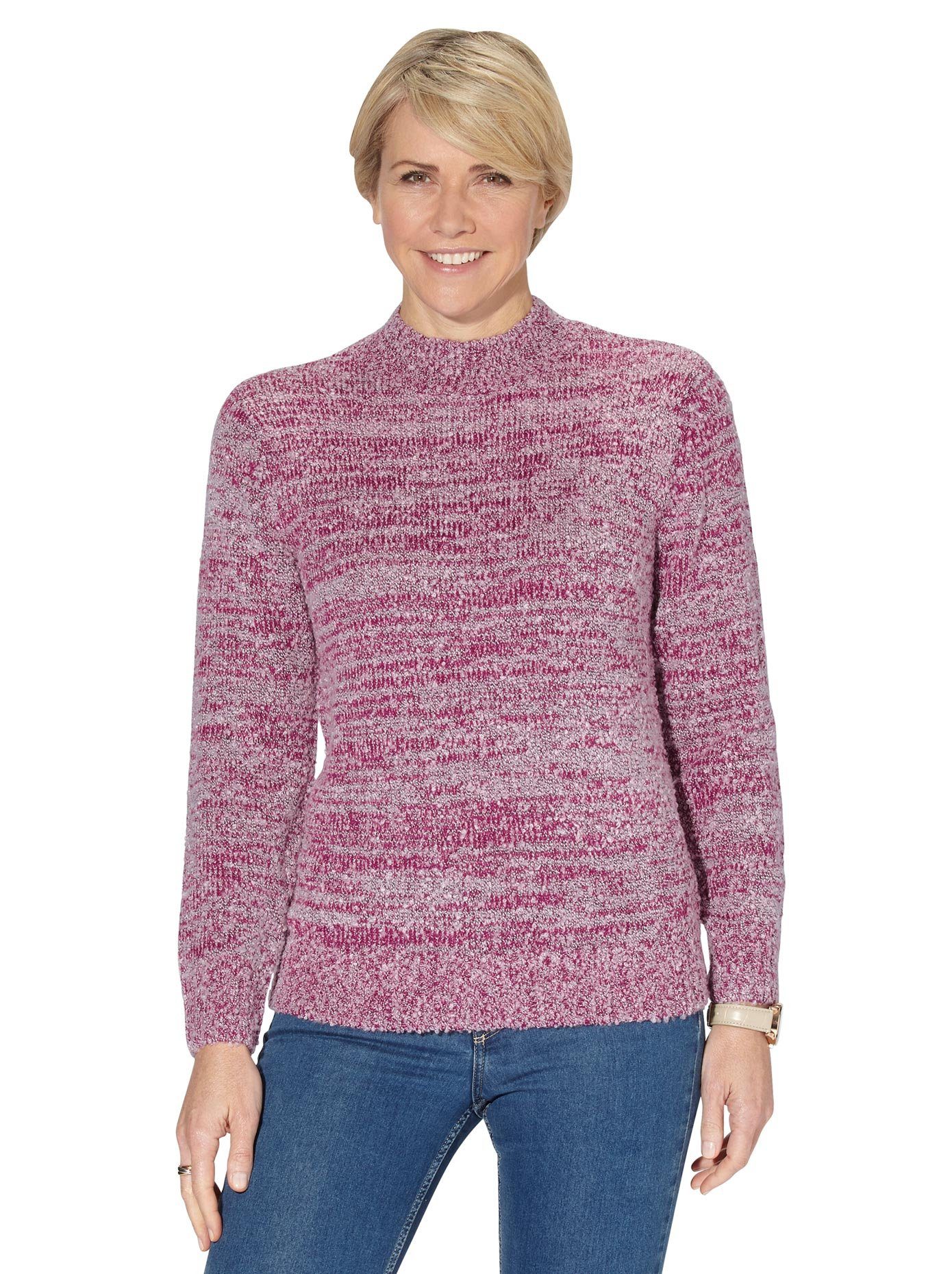 Classic Basics Trui met staande kraag Trui