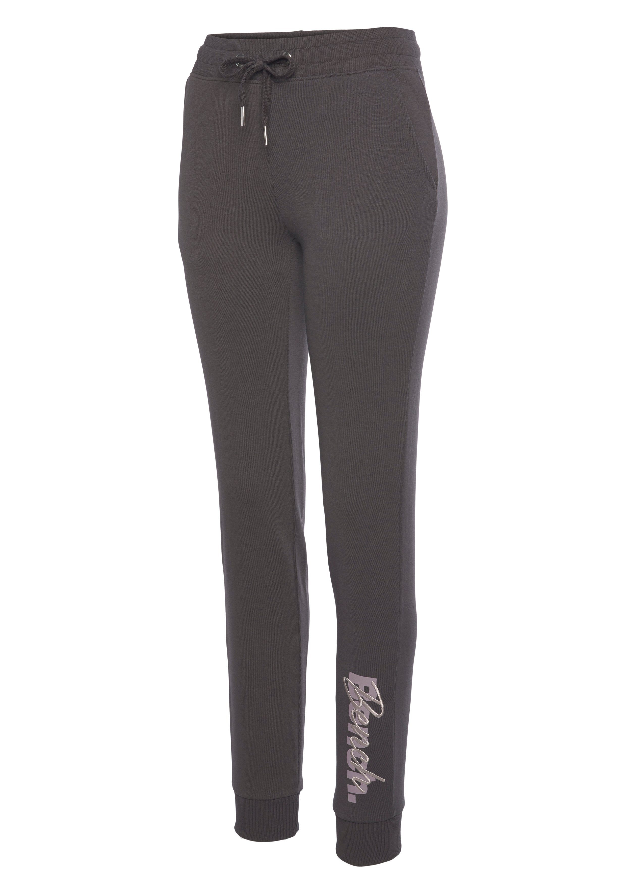 Bench. Loungewear Sweatpants met logoprint en borduurwerk, loungewear