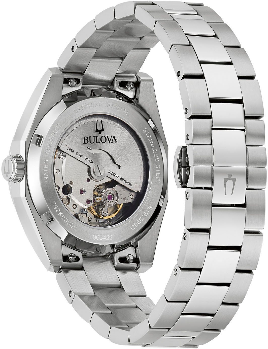 Bulova Automatisch horloge Polshorloge, herenhorloge, dameshorloge, roestvrijstalen band, saffierglas