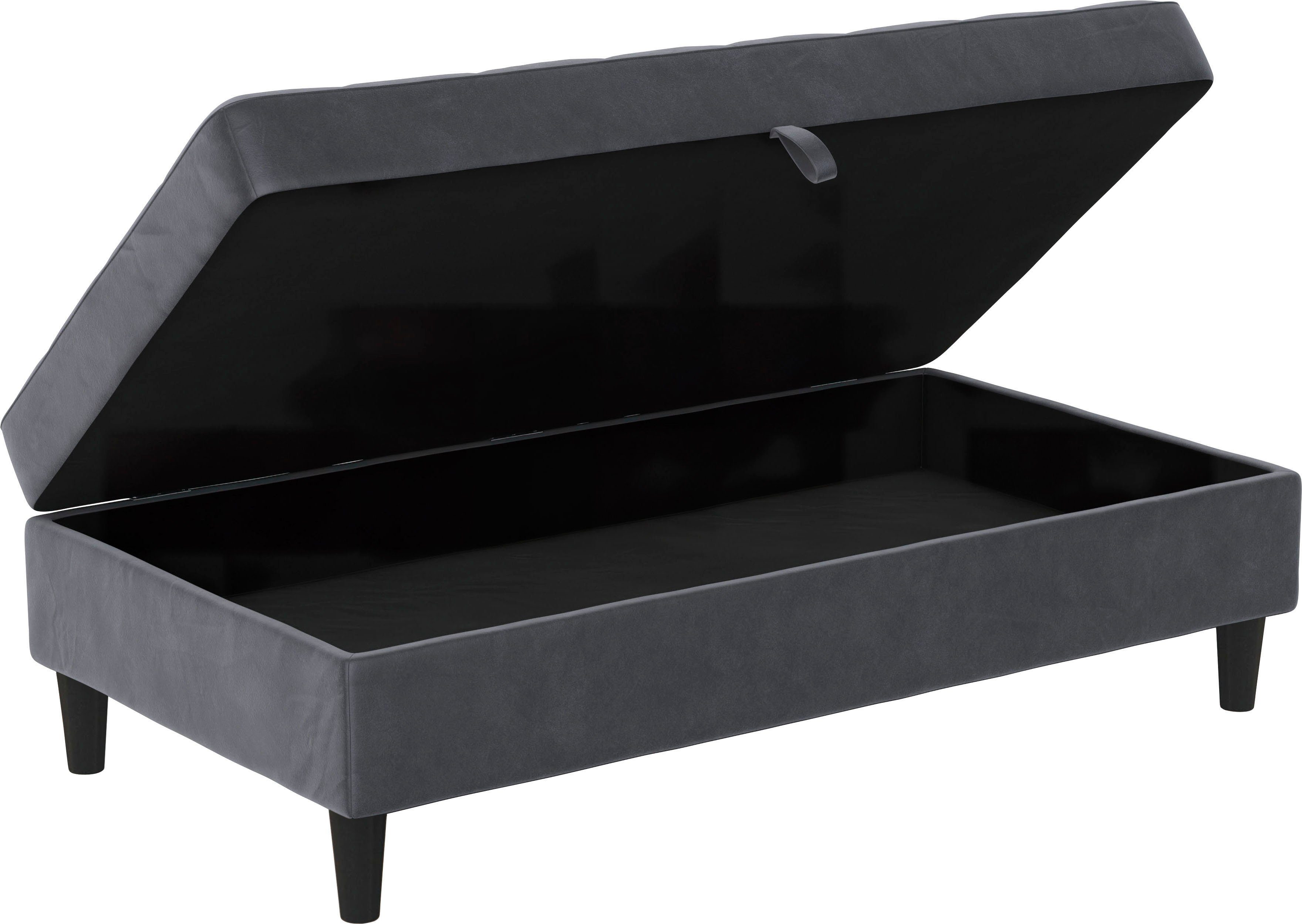 Dorel Home Hocker met bergruimte Presley Hocker met bergruimte, vrij plaatsbaar, zithoogte 43 cm