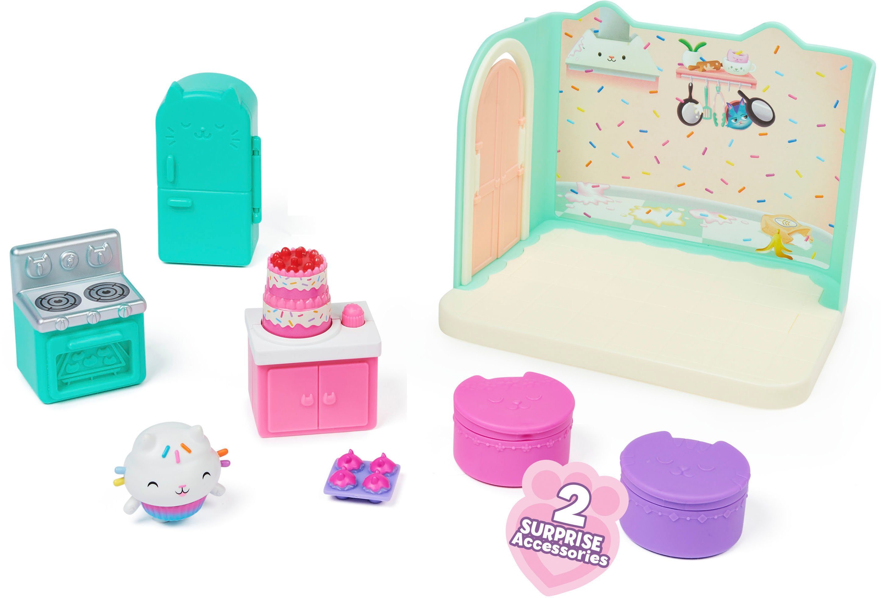 Spin Master Speelwereld Gabby's Dollhouse – Deluxe Room – Cakey's keuken