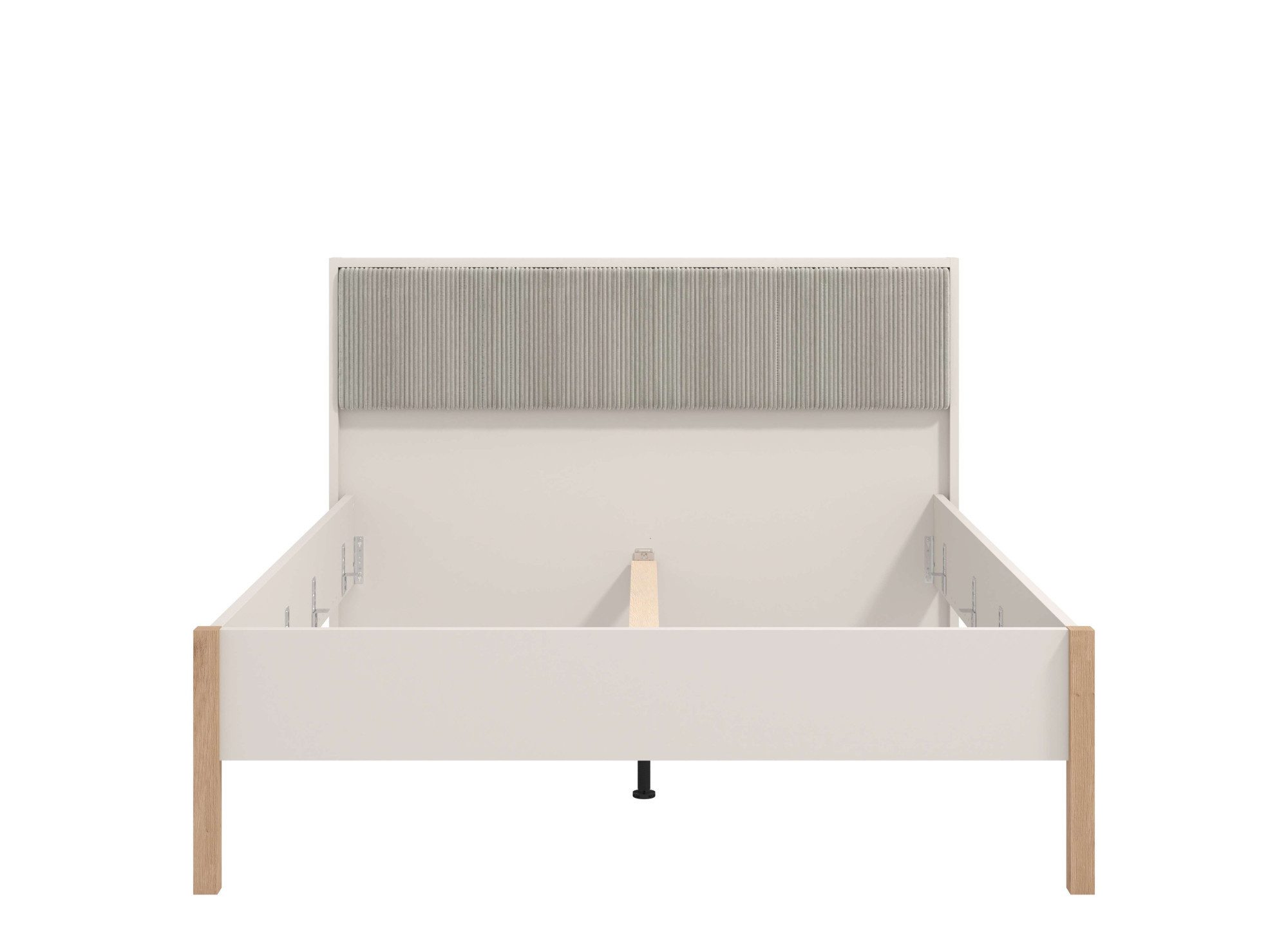 Home affaire Bed Belfort bed, met gestoffeerd hoofdbord bekleed met zachte corduroy
