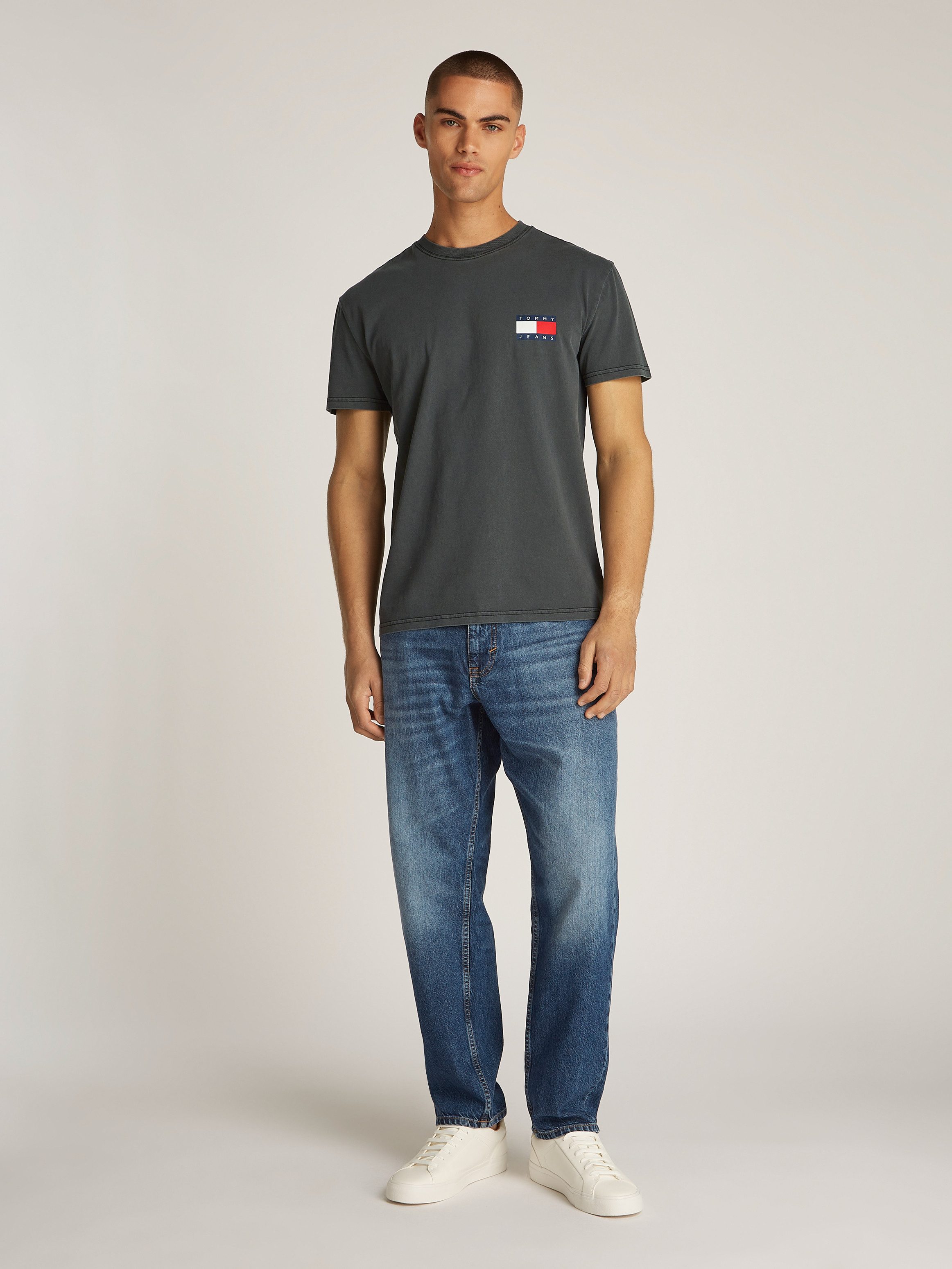 TOMMY JEANS T-shirt TJM REG HERITAGE FLAG TEE EXT