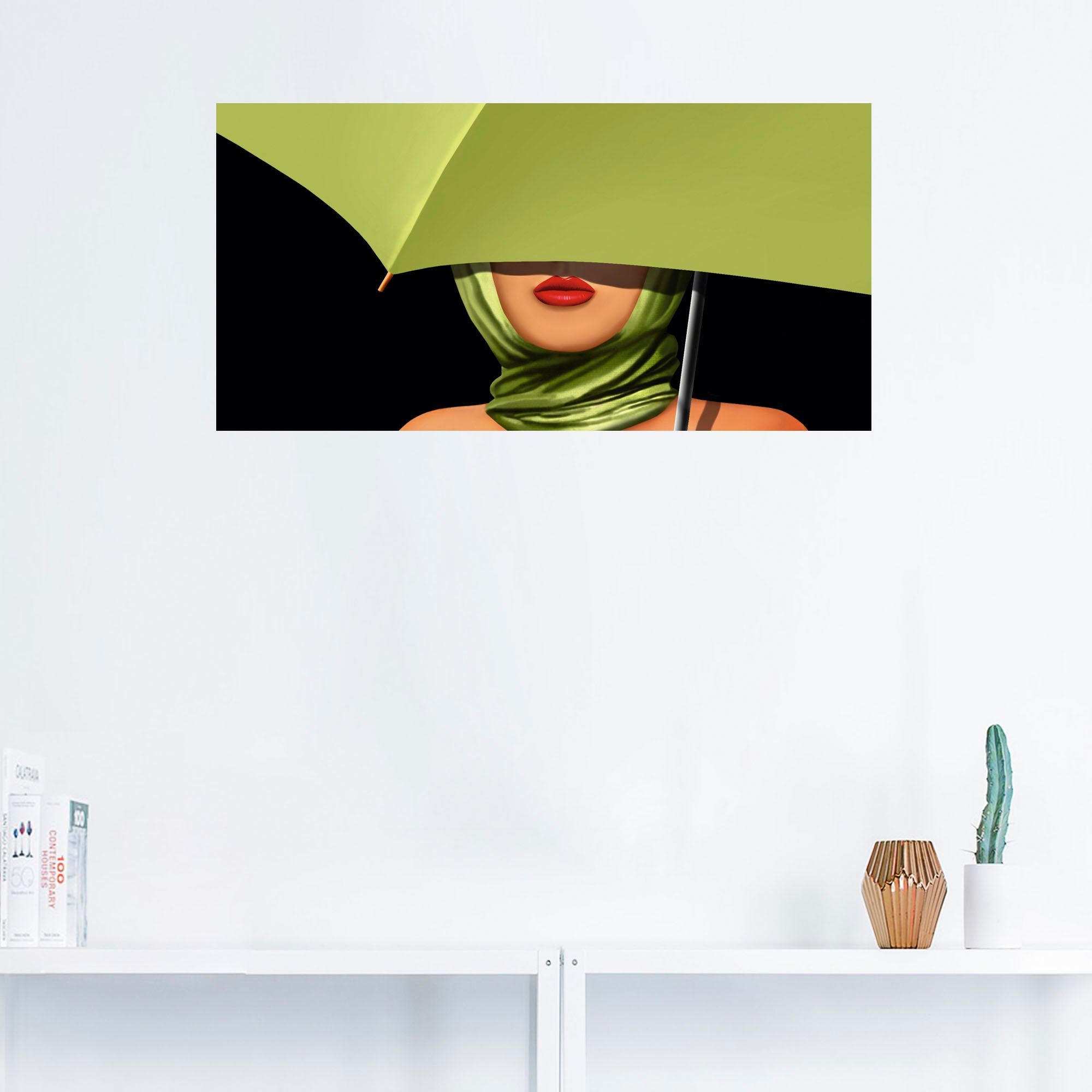Artland Artprint Rode lippen als artprint op linnen, poster, muursticker in verschillende maten