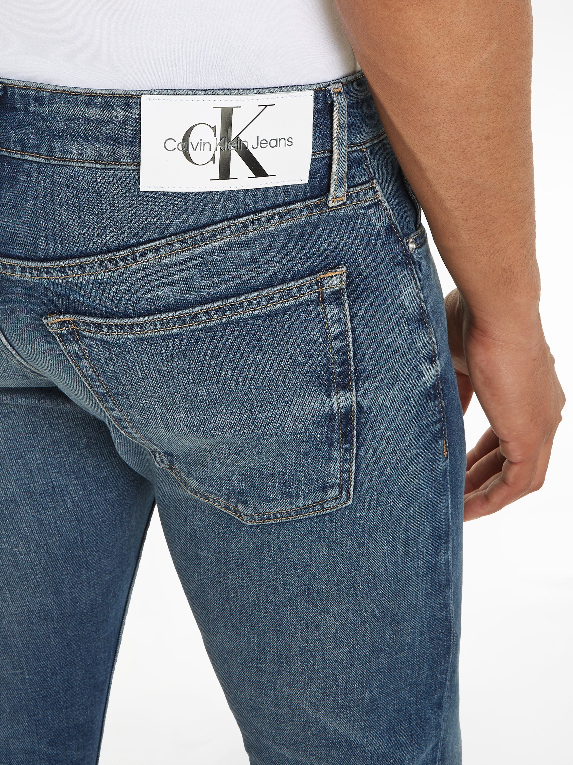 Calvin Klein Slim fit jeans SLIM in een klassiek 5-pocketsmodel