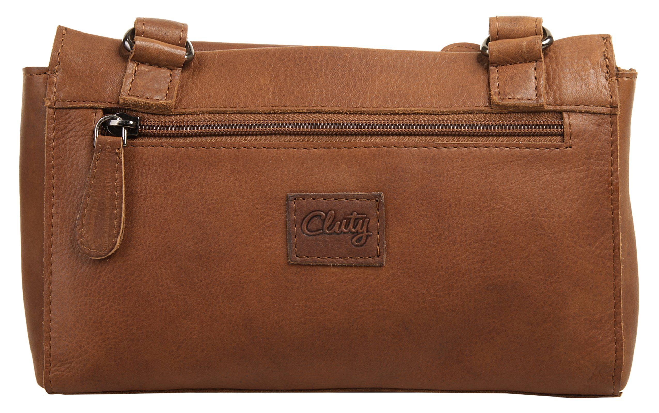 Cluty Schoudertas echt leder
