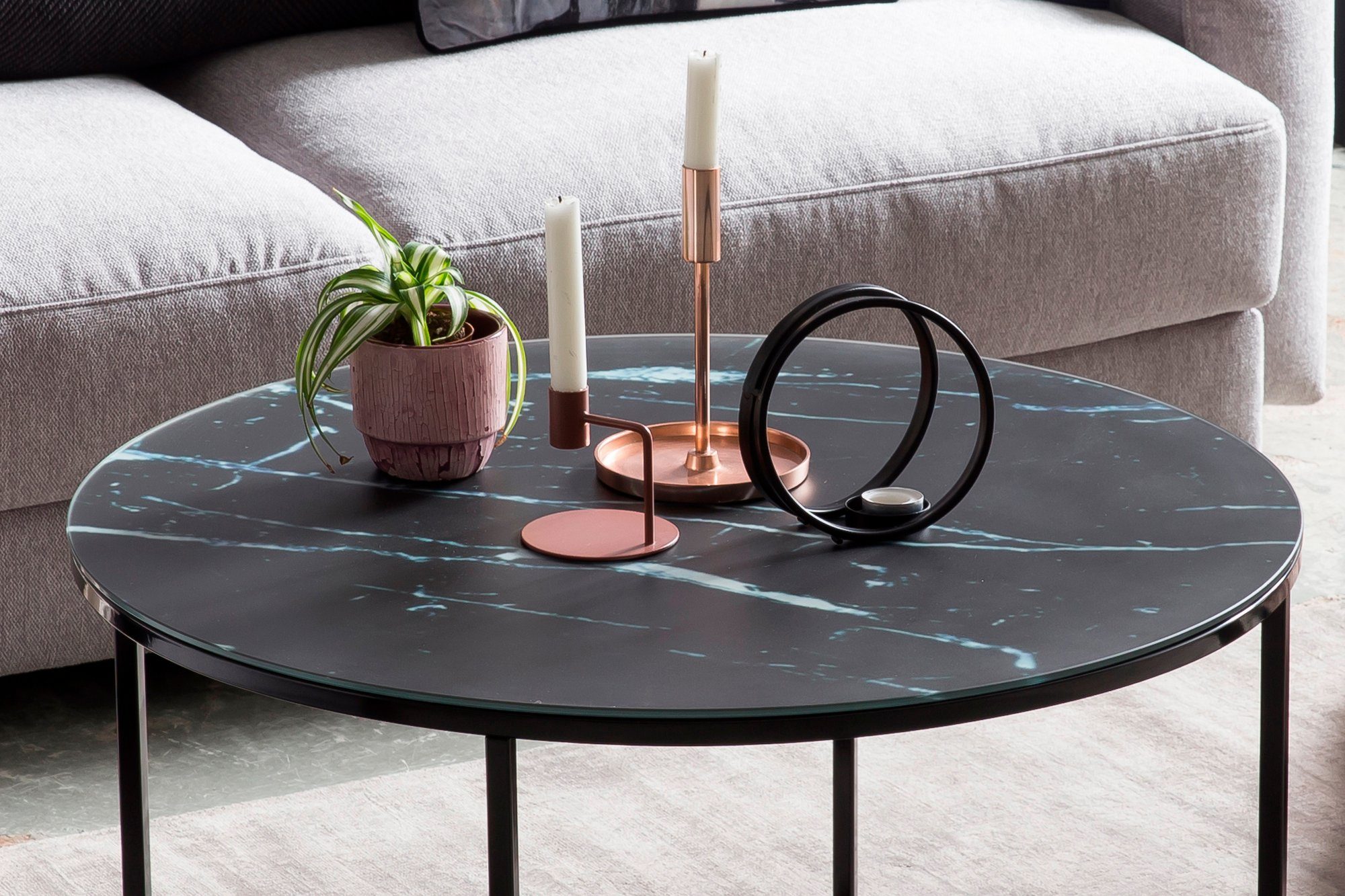 SalesFever Salontafel Tafelblad in marmerlook