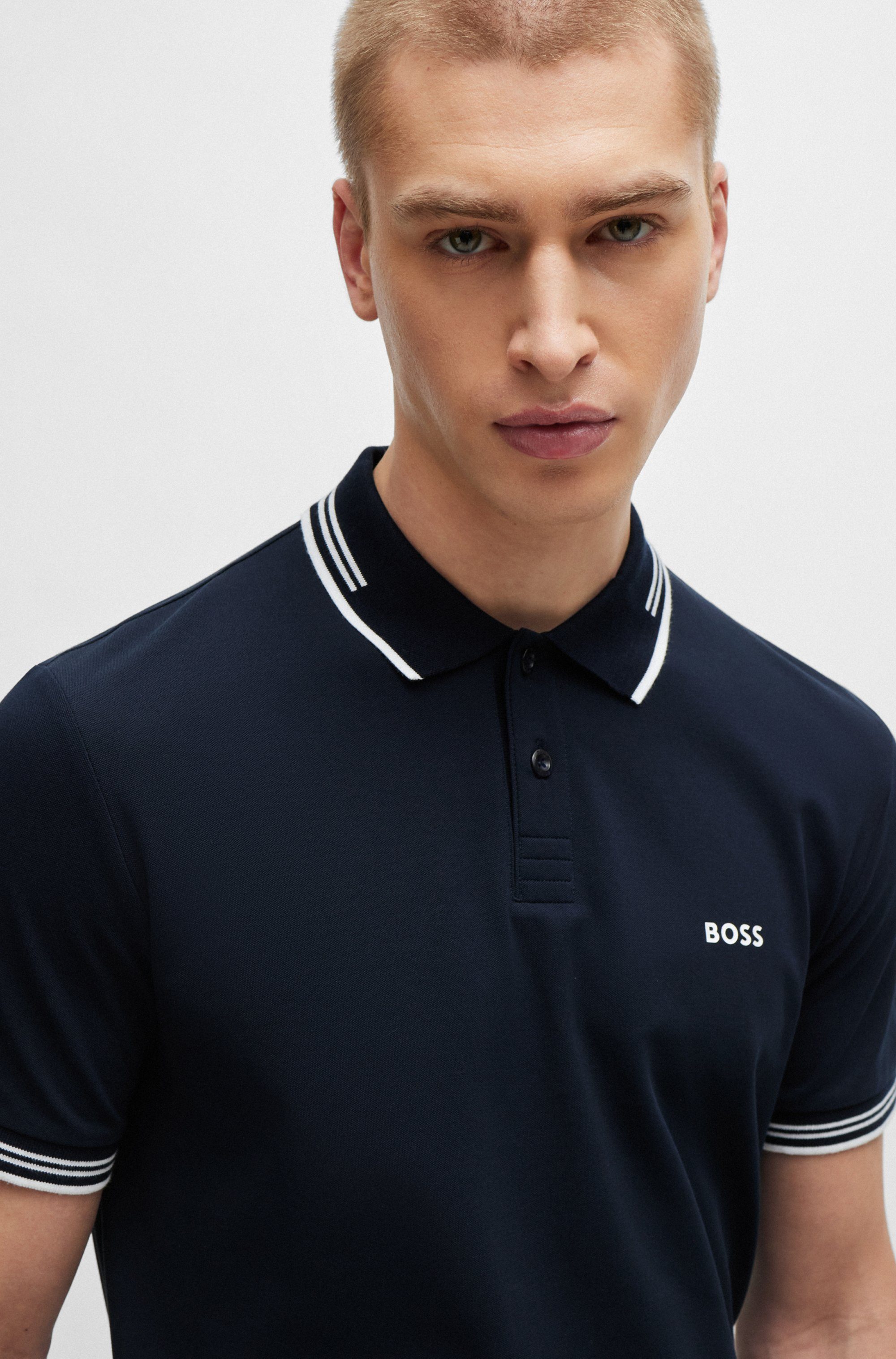 BOSS GREEN Poloshirt Paul met een polokraag