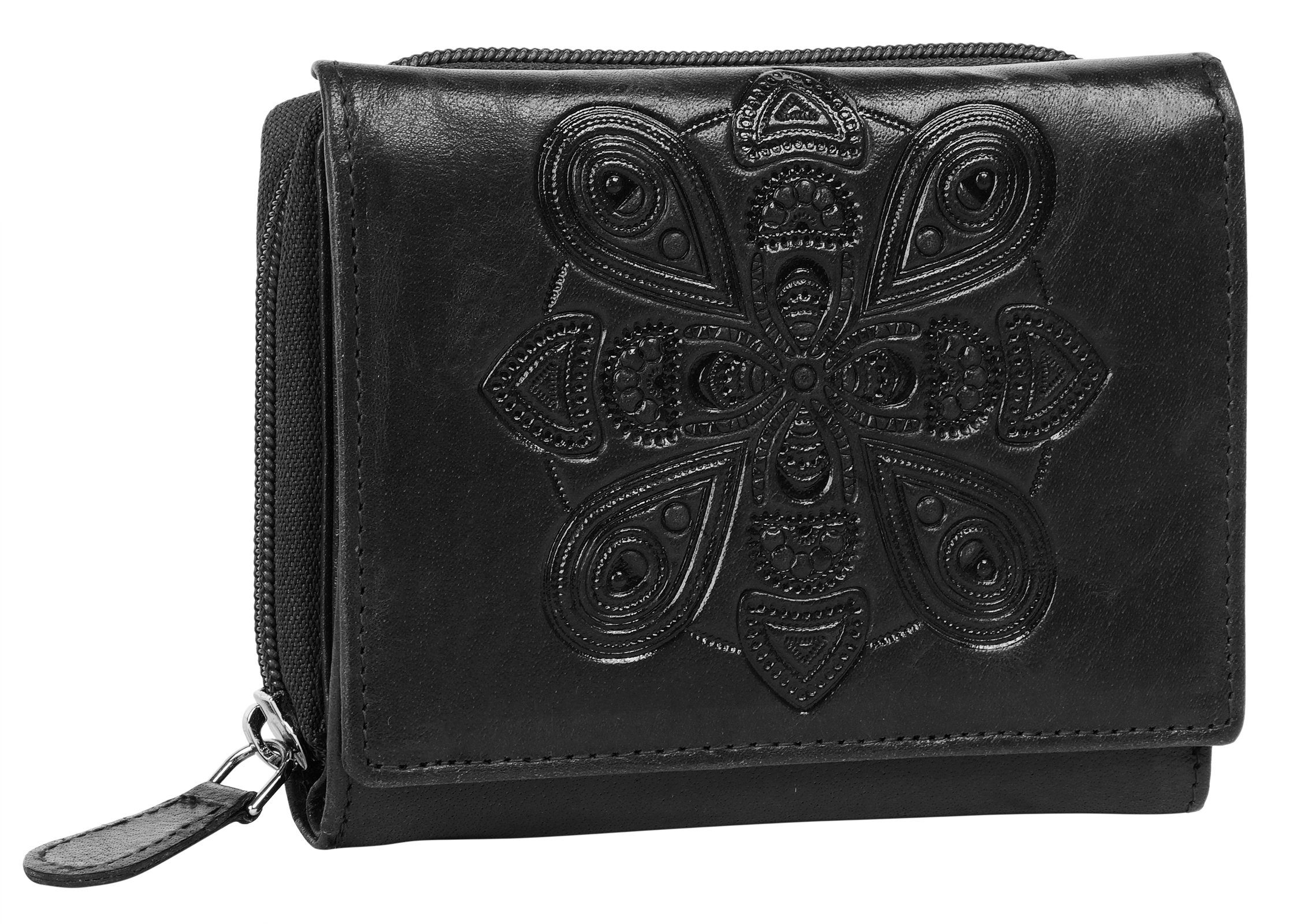 Bruno Banani Portemonnee Mandala echt leder