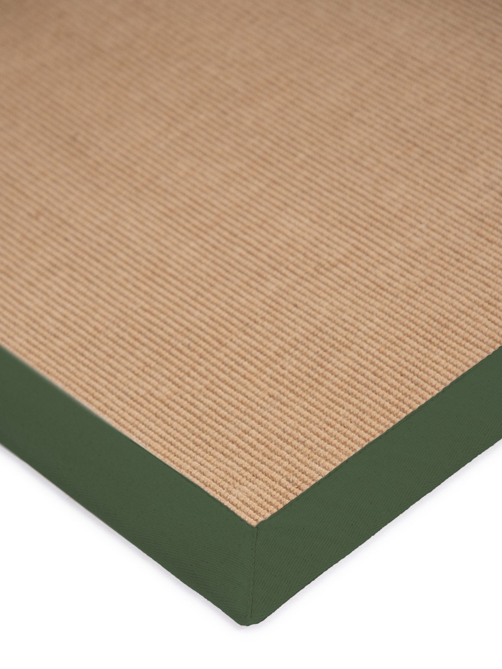 carpetfine Loper Sisal met gekleurd randdessin, antislip achterzijde