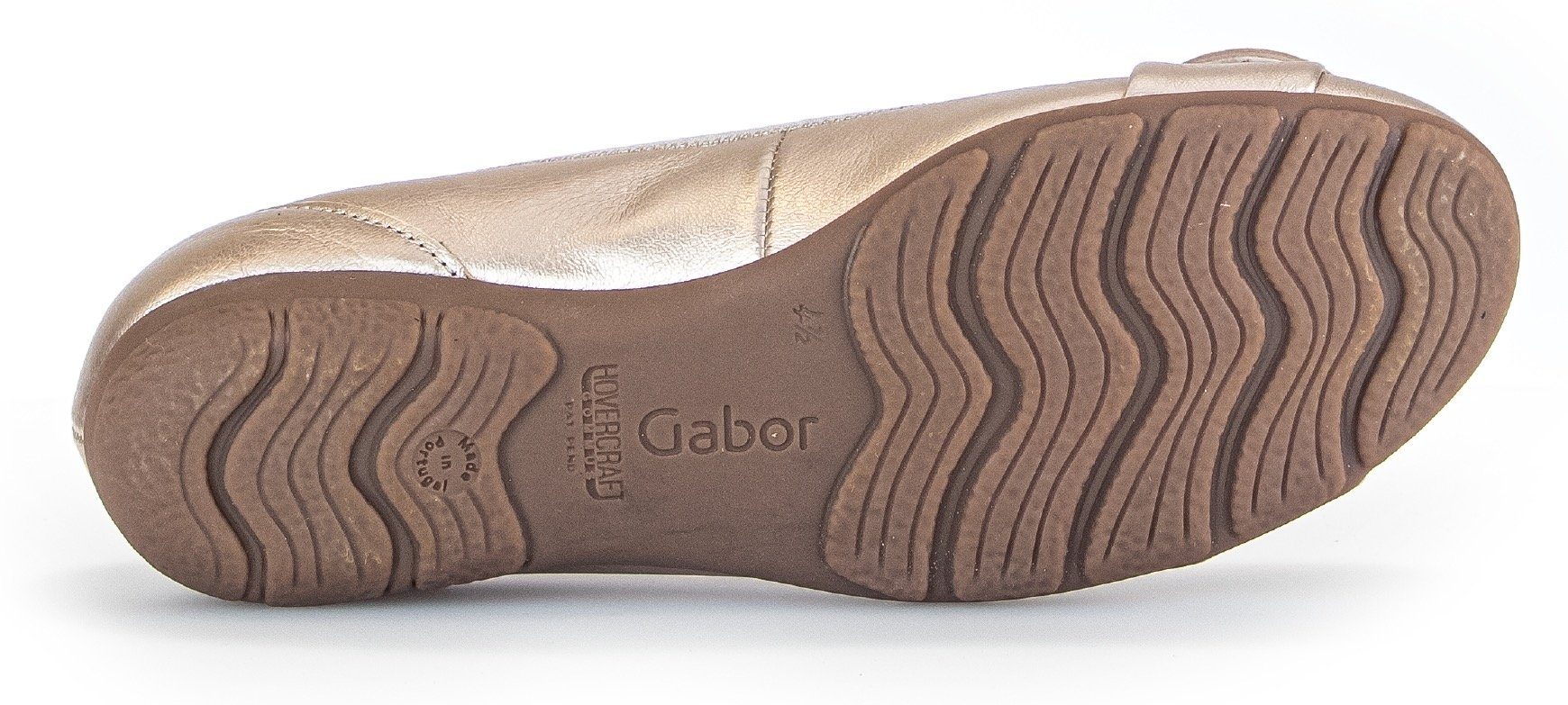 Gabor Ballerina's platte schoenen, instappers met hovercraft luchtkamer-zool