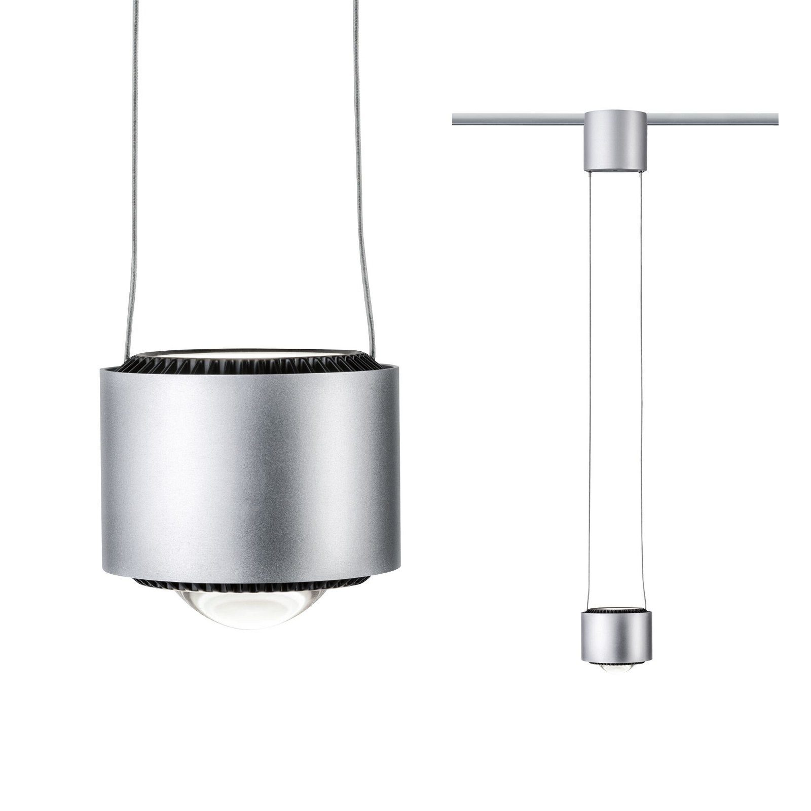 Paulmann Railsysteem-lampen URail Hanglamp Aldan 8,5 / 1x4,5W 4000K 230V Zwart mat, Zwart (1-delig)