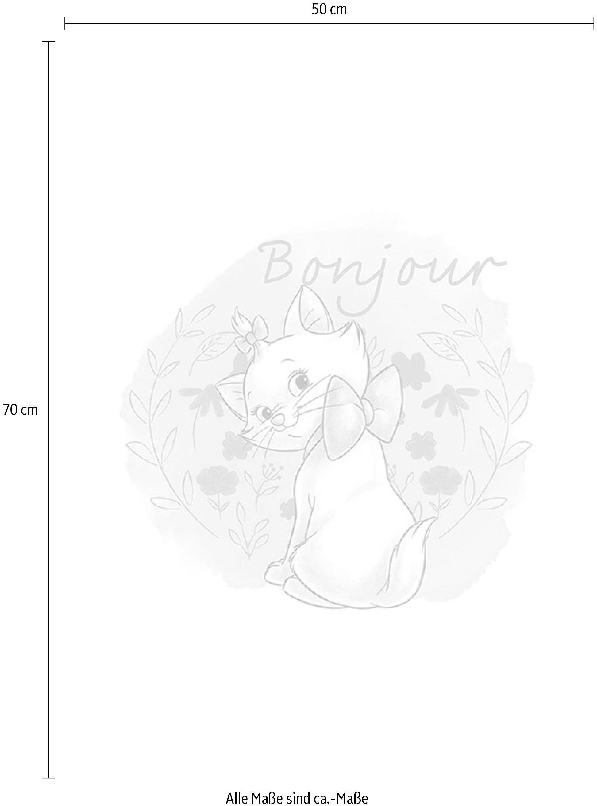 Komar Wanddecoratie Aristocats Marie Wanddecoratie voor de kinderkamer - zonder lijst (1 stuk)