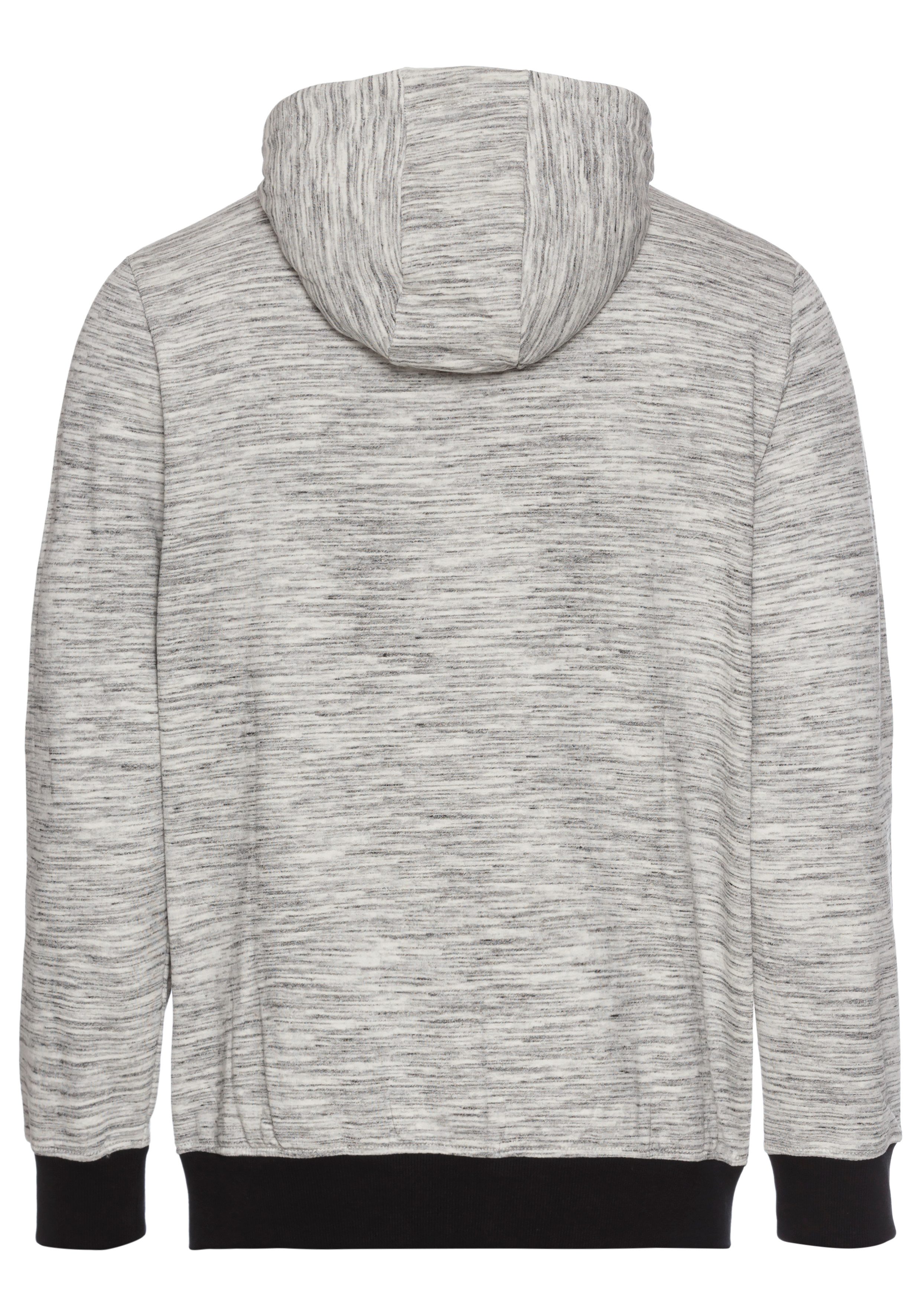 Man's World Capuchonsweatvest met logo op borsthoogte nieuwe collectie