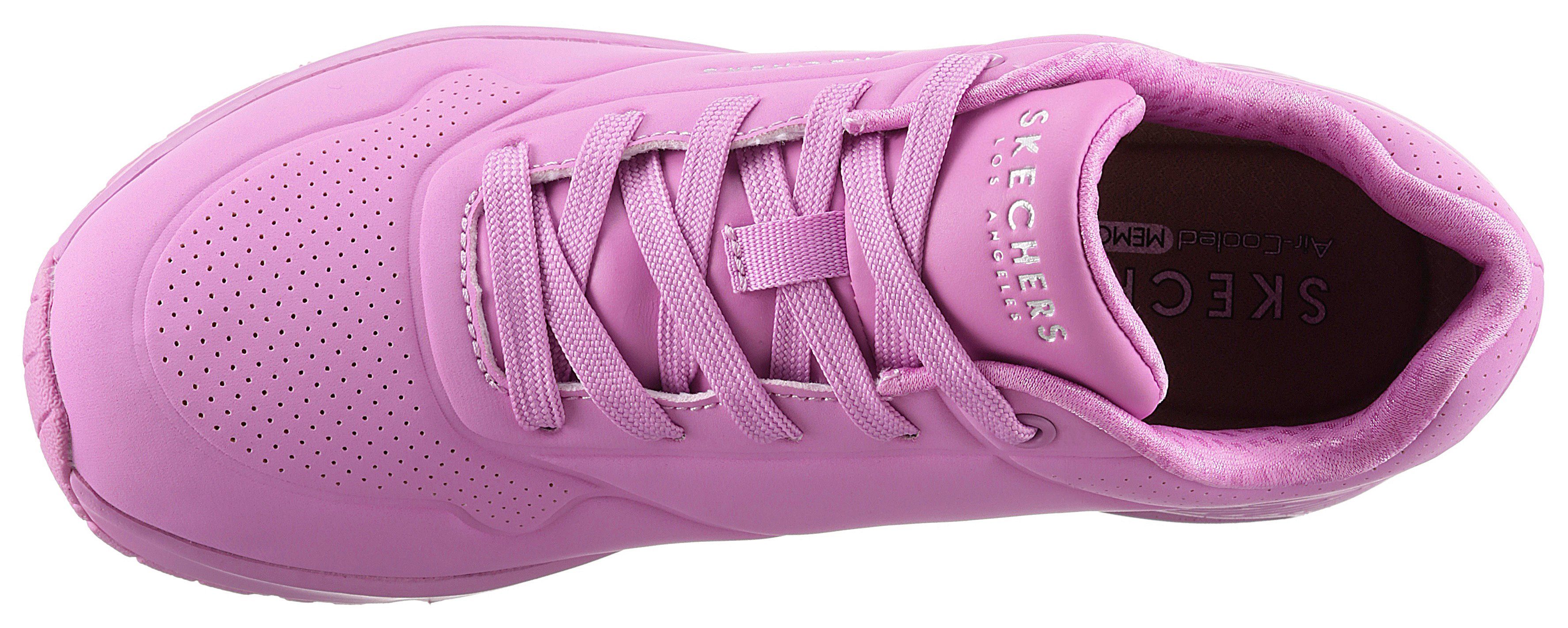 Skechers Sneakers Street Uno - Stand on Air Vrijetijdsschoen, lage schoen, veterschoen met memory foam