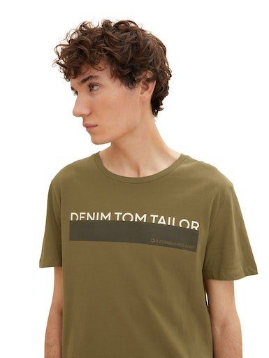 Tom Tailor Denim T-shirt in verschillende kleuren (set, 3-delig)