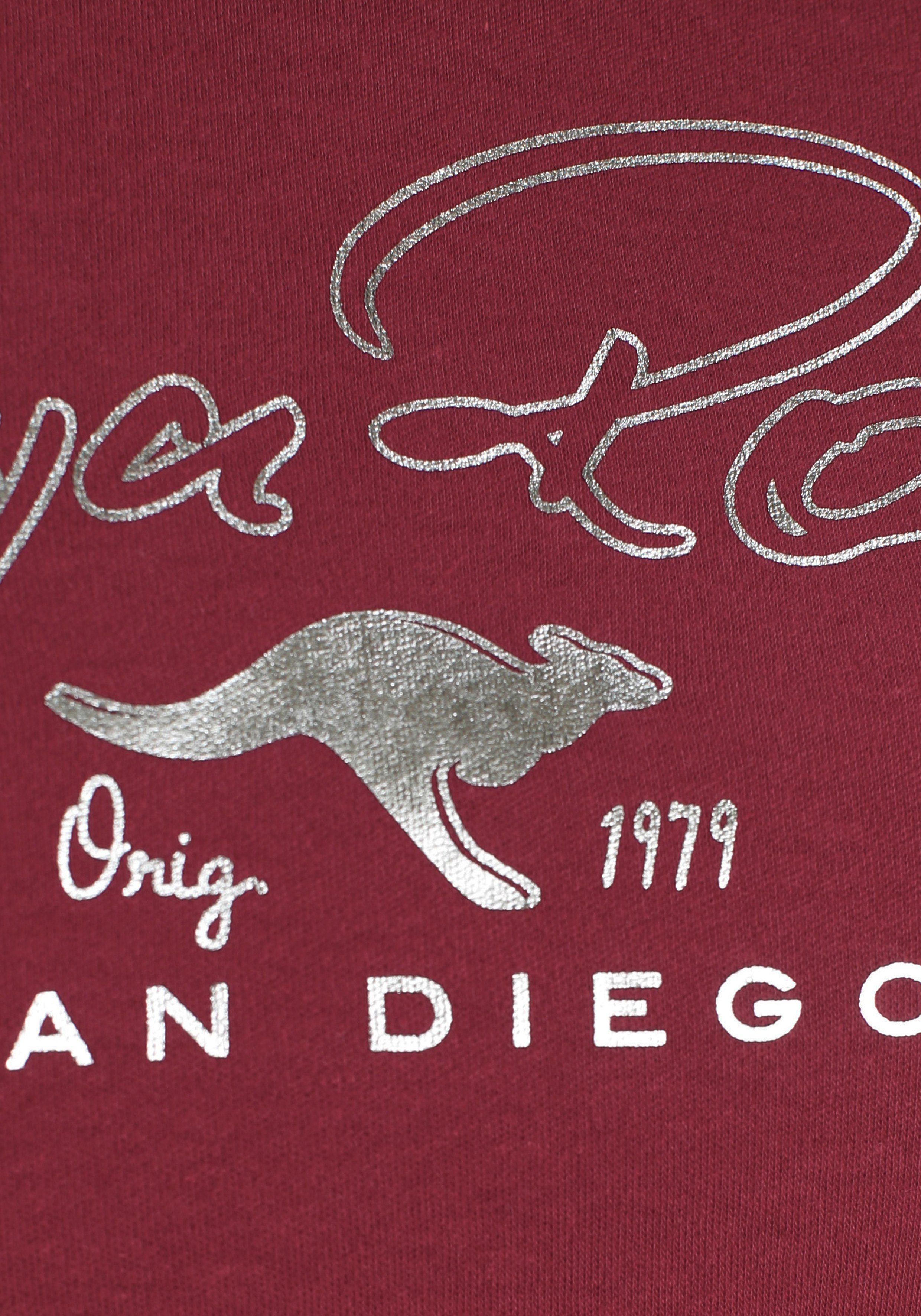 KangaROOS Sweatshirt Lange mouwen, figuurvolgende pasvorm