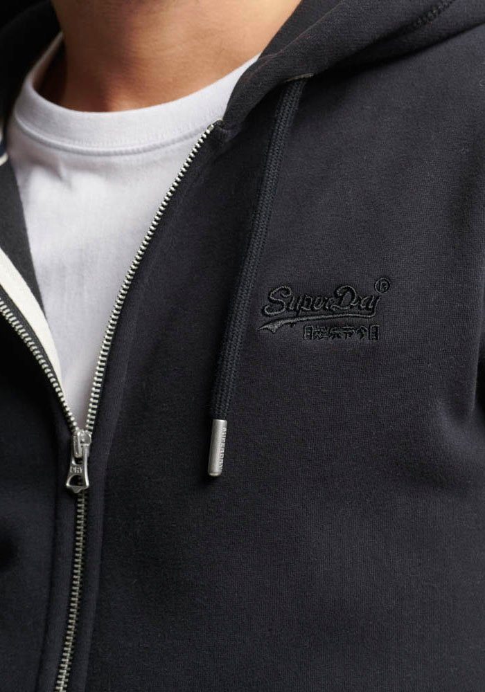 Superdry Capuchonsweatvest ESSENTIAL LOGO ZIP HOODIE