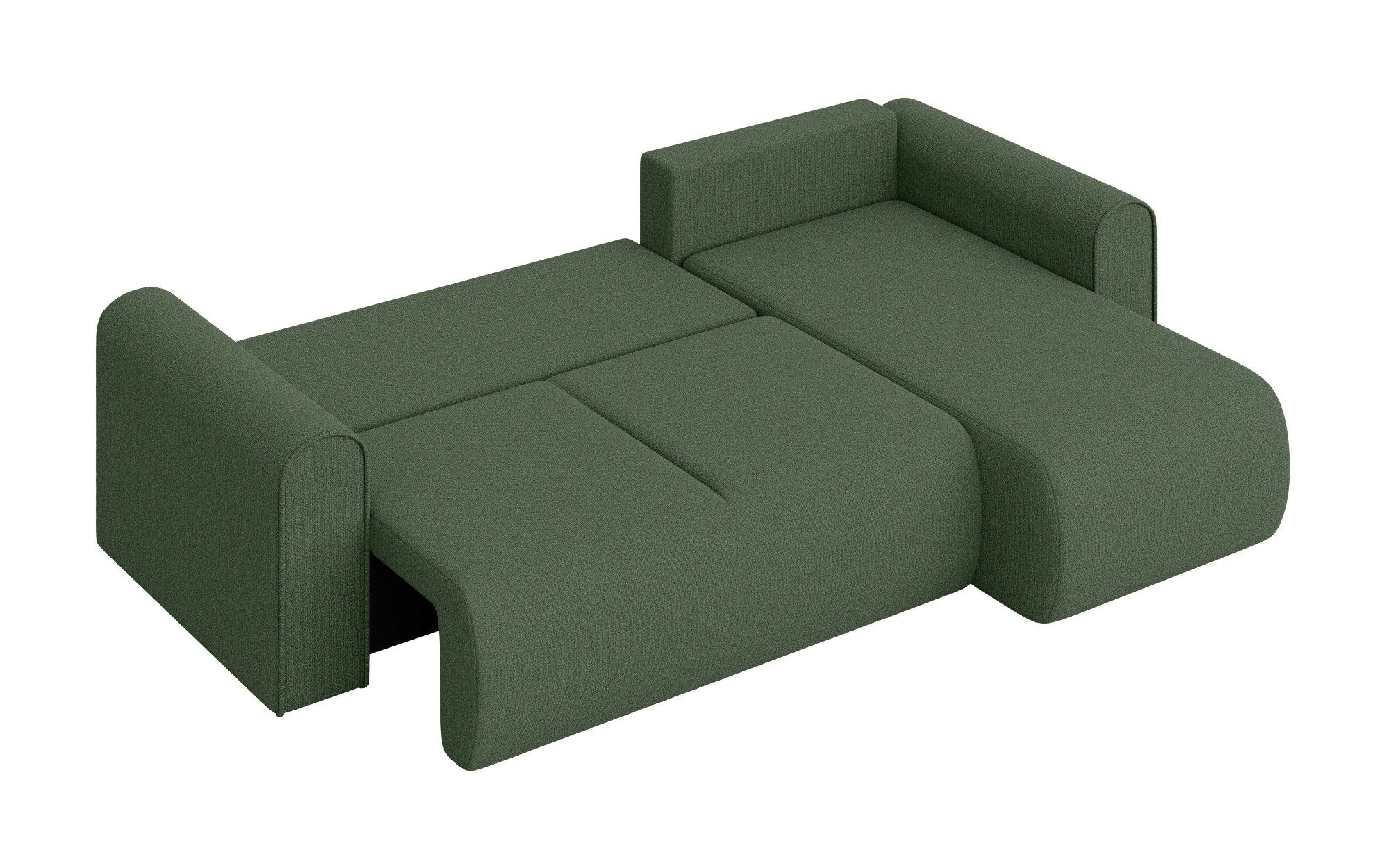 INOSIGN Hoekbank Zacharia optioneel slaapbank met opbergruimte, B/D/H 250/166/86 cm L-vorm met golfondersteuning, recamière aan beide zijden te monteren