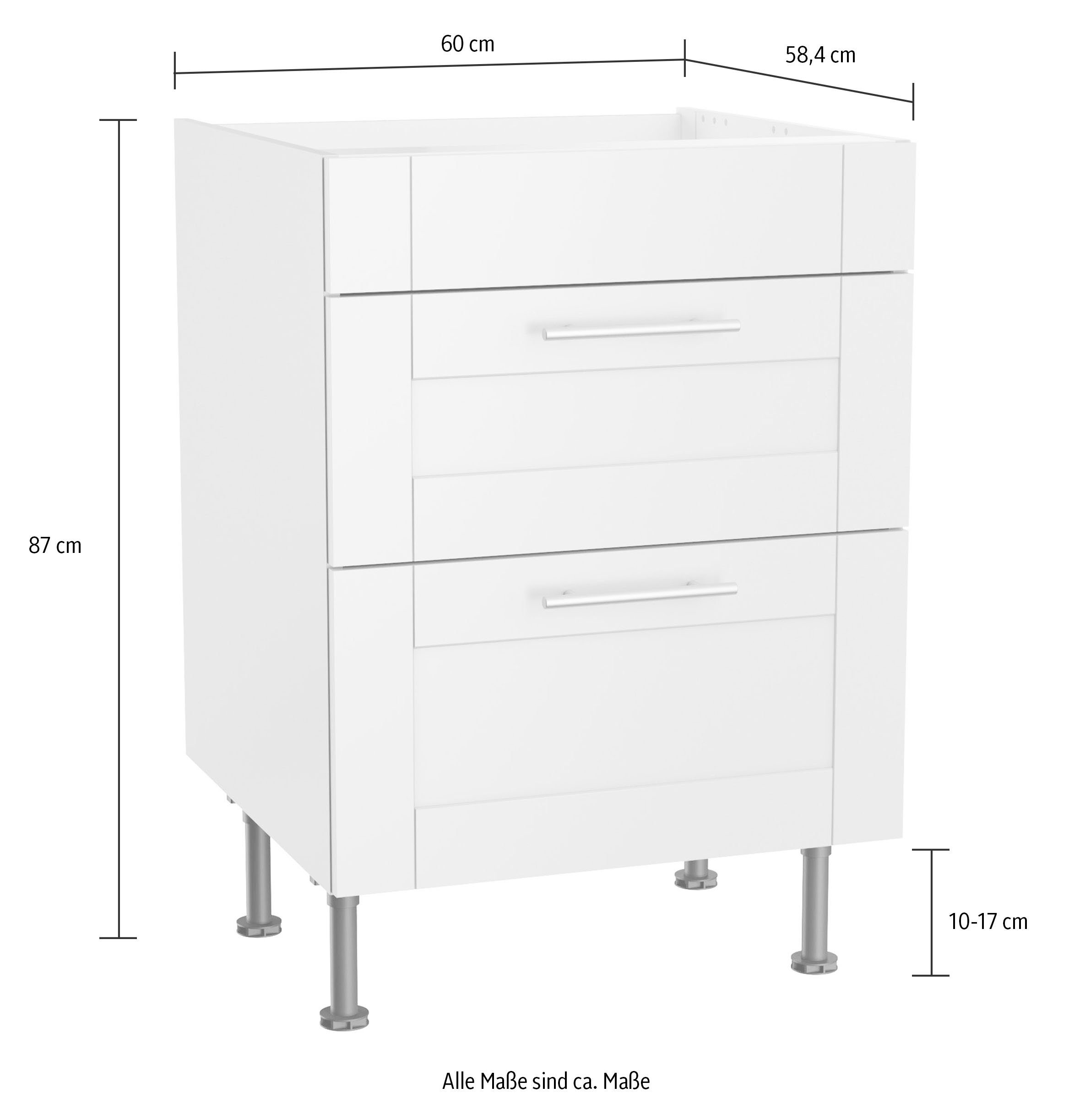 OPTIFIT Ombouwkast voor fornuis Ahus Breedte 60 cm