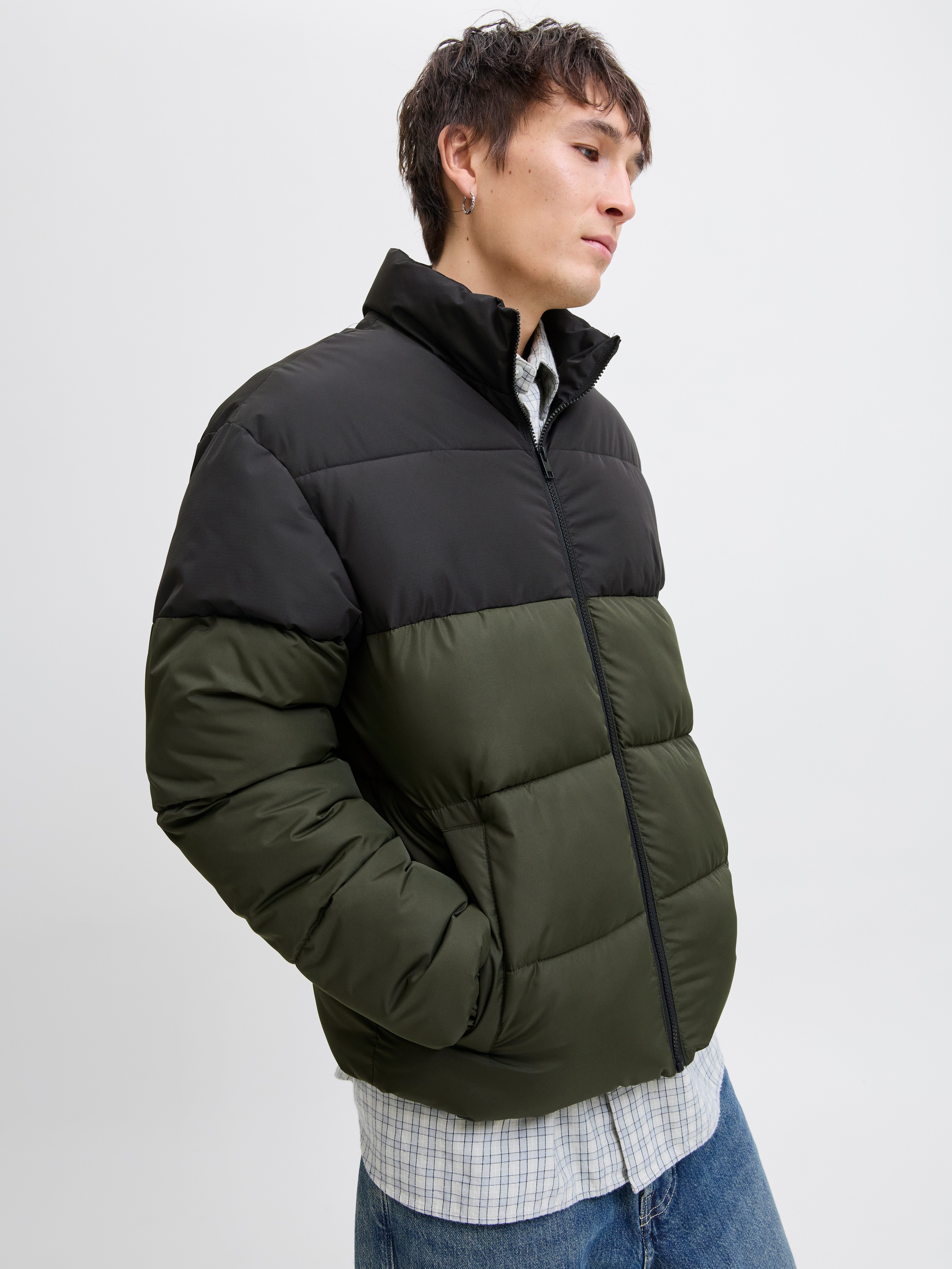 Jack & Jones Gewatteerde jas JJMAZE PUFFER COLLAR