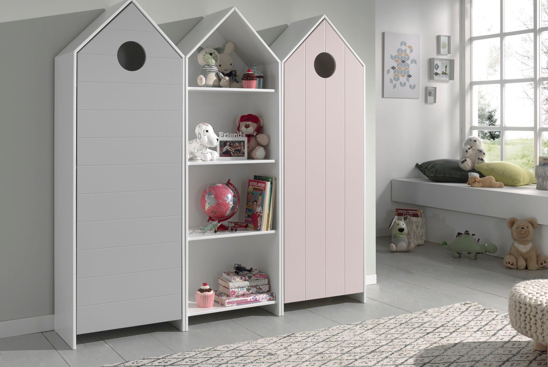Vipack Draaideurkast Casami, met soft-close, veel opbergruimte, TOP modern als kleding-/waskast te gebruiken, universeel inzetbaar
