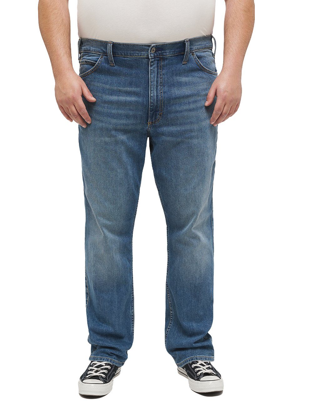 MUSTANG Straight jeans Heren stijl Tramper recht heren jeans maat 42 blauw