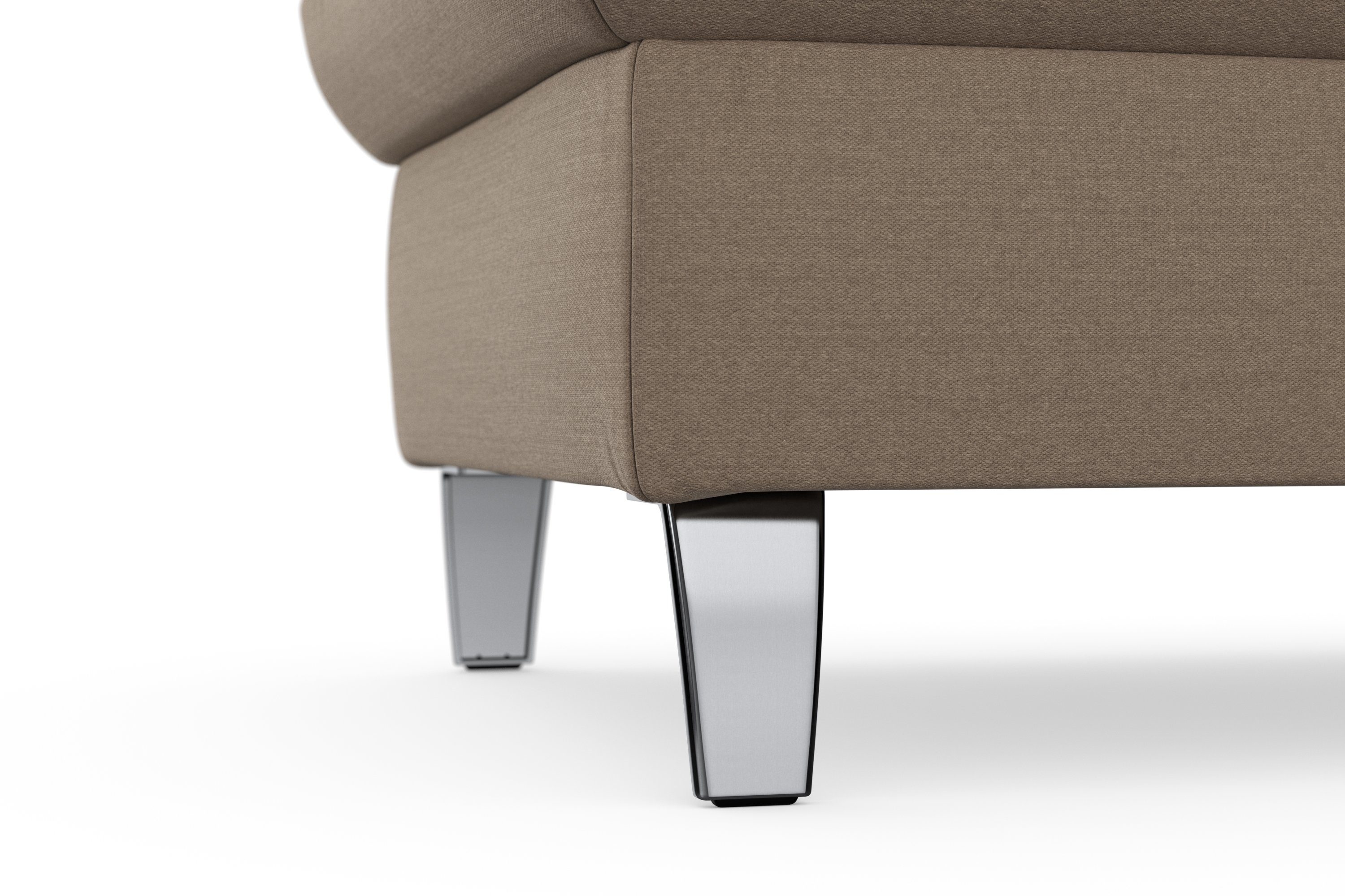 sit&more Hocker met bergruimte Maggiore met bergruimte en moderne metalen poten