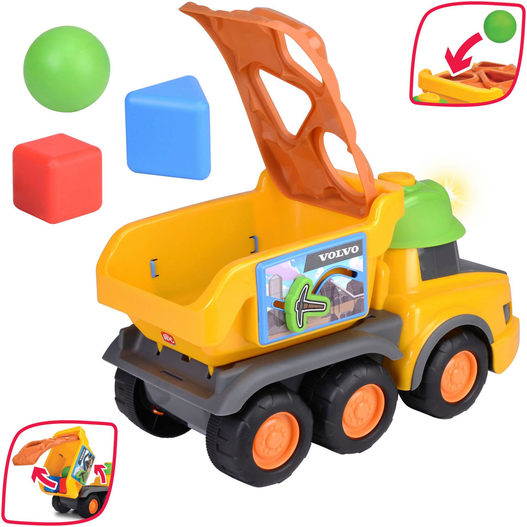 Dickie Toys Vormenspel ABC Harry Hauler sorteervoertuig