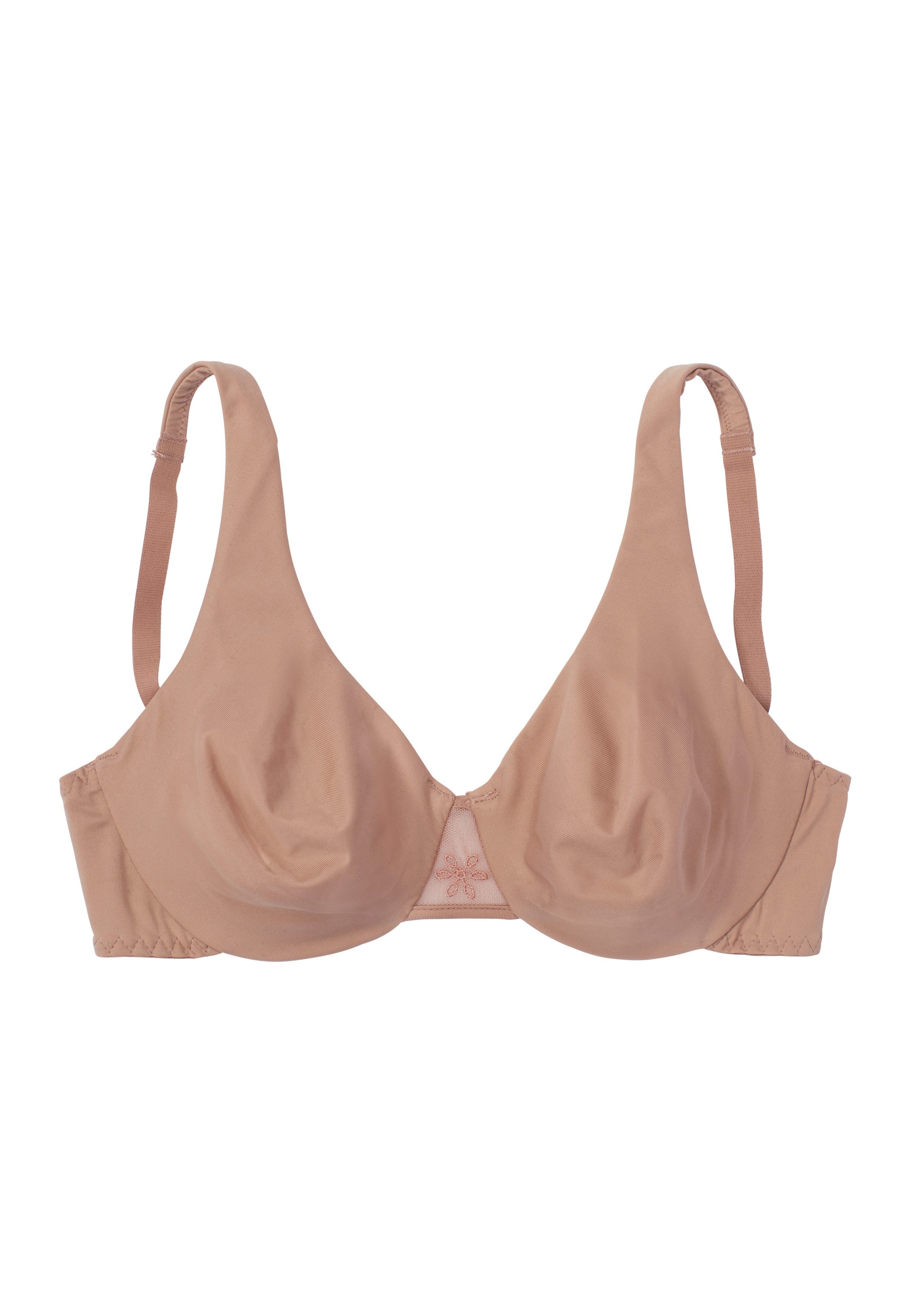 Nuance T-shirt-bh met beugel en naadloze, dubbellaagse cups (Set van 2)