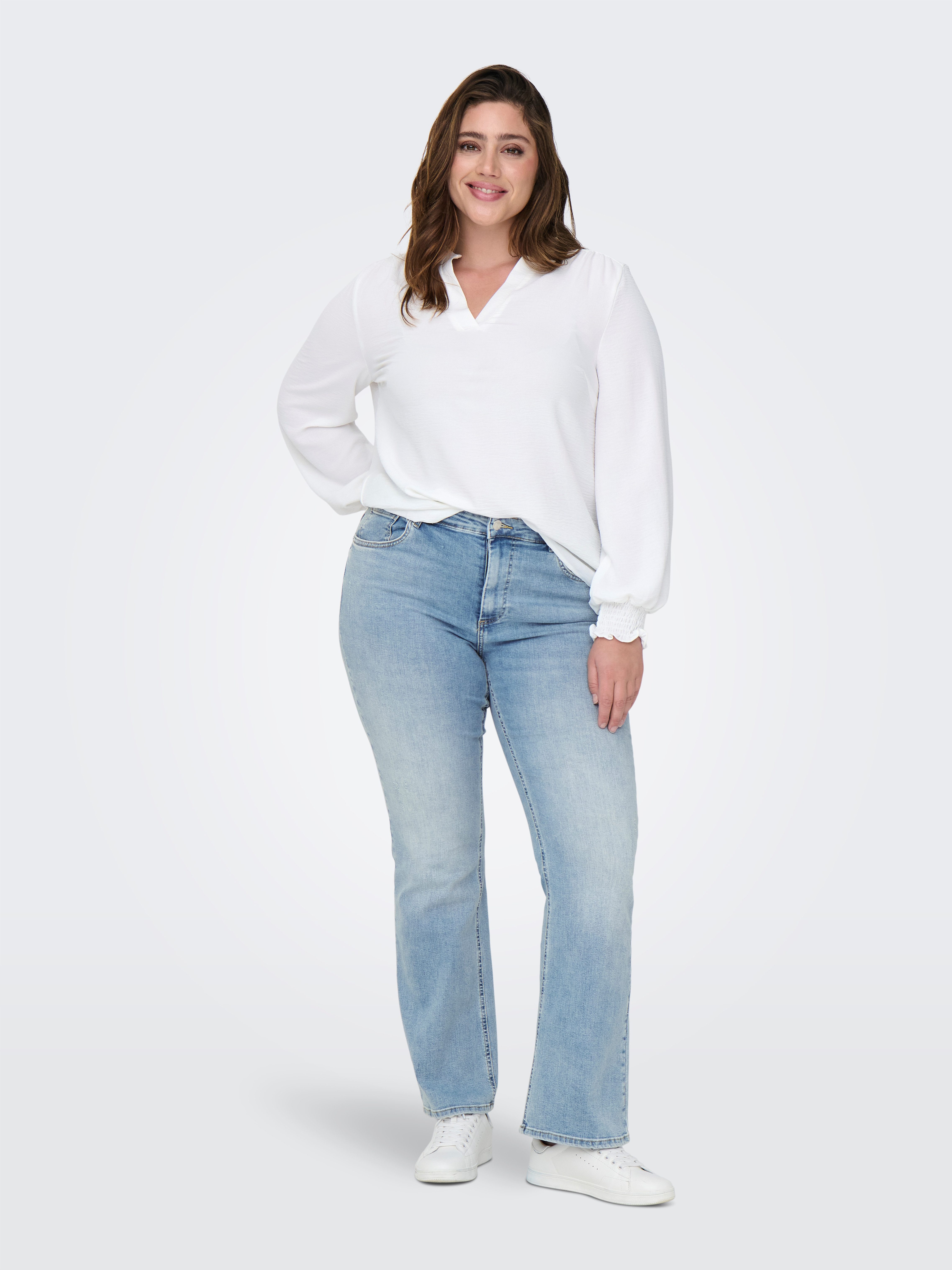 ONLY CARMAKOMA Bootcut jeans CARWILLY LIFE HW FLARED DNM TAI467