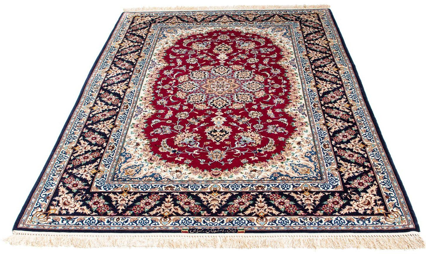 morgenland Wollen kleed Ghom medaillon 205 x 133 cm Uniek exemplaar met certificaat