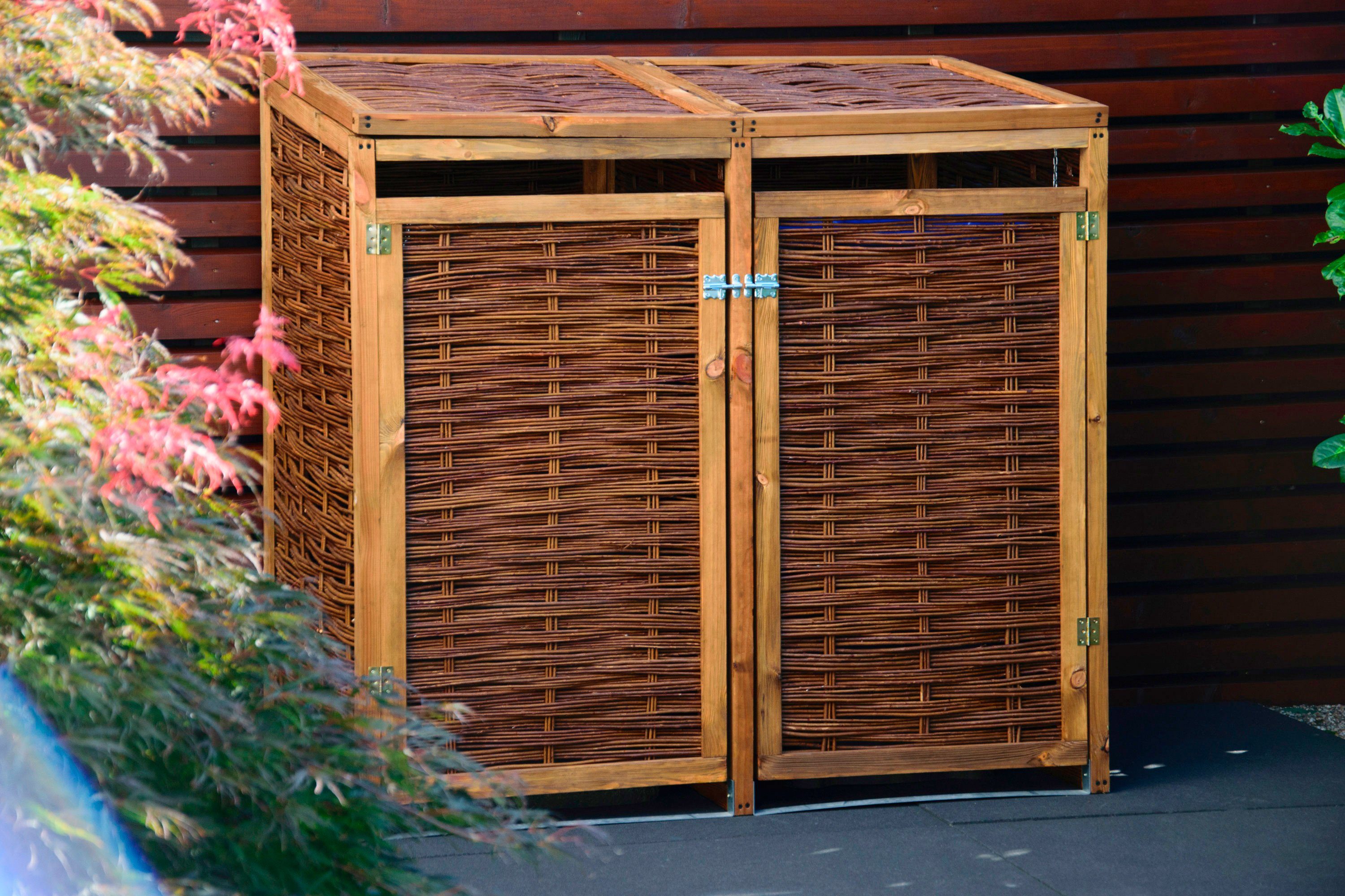 dobar Container ombouw 2x 240 l, bxdxh: 137x83x132 cm